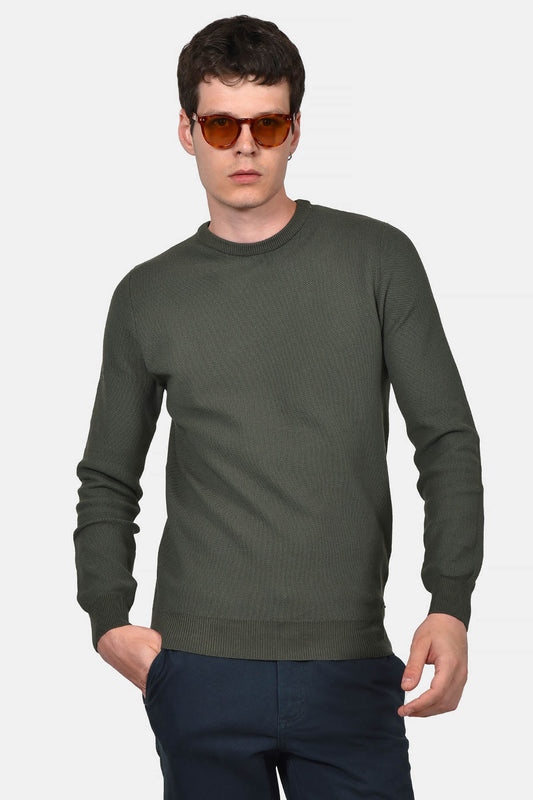 ανδρικό-πουλόβερ-normal-fit-με-στρογγυλή-λαιμόκοψη