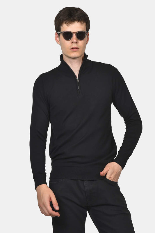 ανδρικό-πλεκτό-half-zip-normal-fit-100%-βαμβάκι