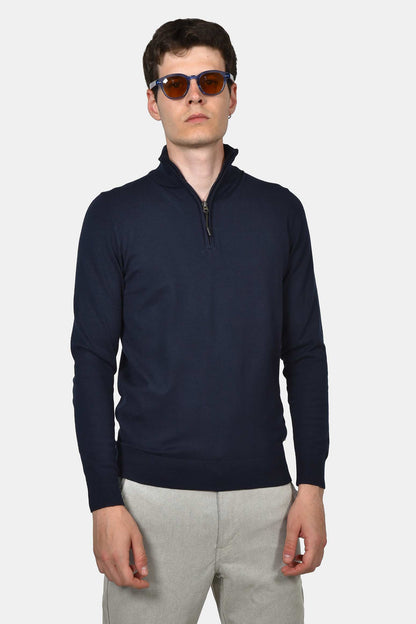 ανδρικό-πλεκτό-half-zip-normal-fit-100%-βαμβάκι