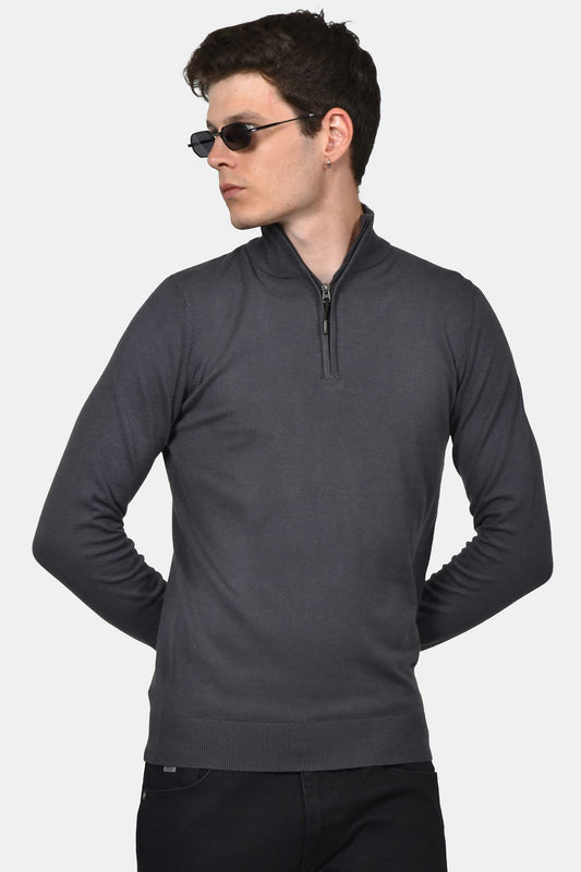 ανδρικό-πλεκτό-half-zip-normal-fit-100%-βαμβάκι