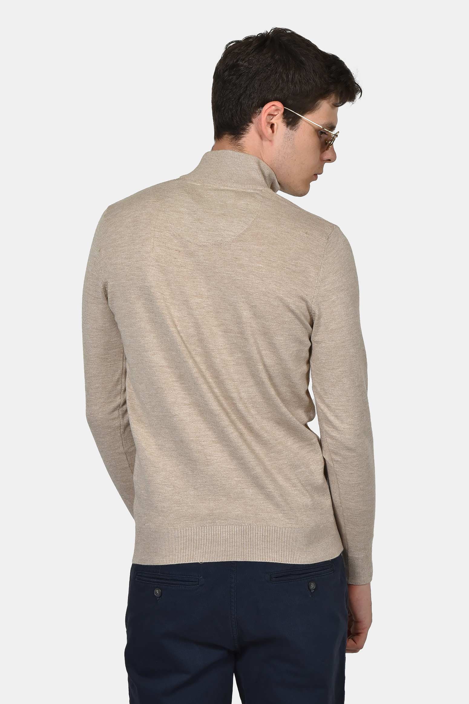 ανδρικό-πλεκτό-half-zip-normal-fit-100%-βαμβάκι