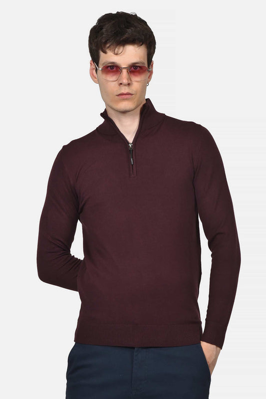 ανδρικό-πλεκτό-half-zip-normal-fit-100%-βαμβάκι