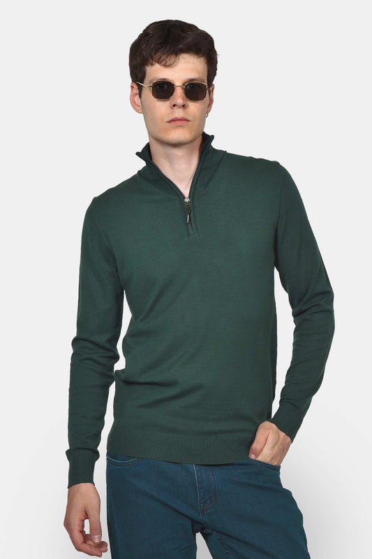 ανδρικό-πλεκτό-half-zip-normal-fit-100%-βαμβάκι