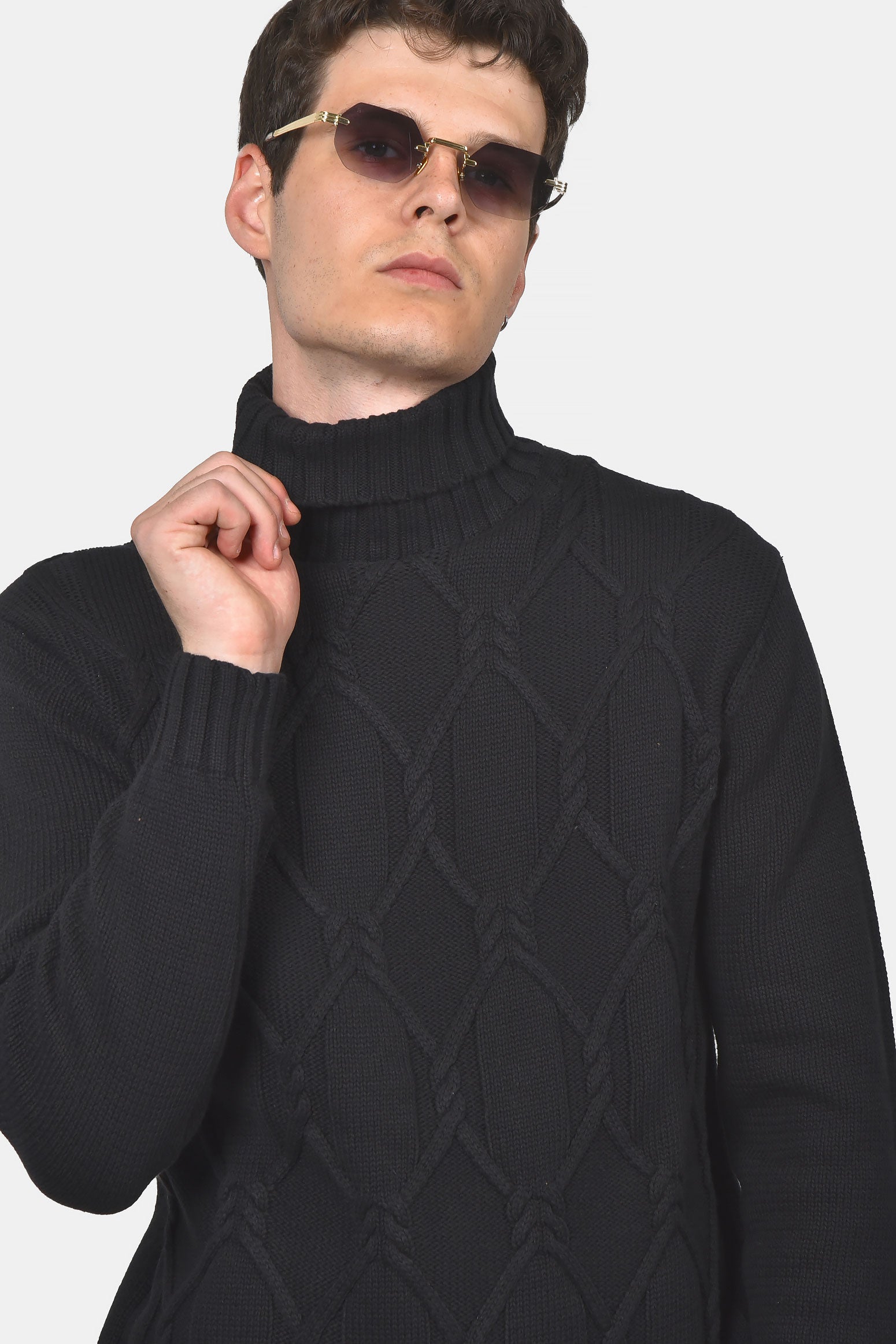 ανδρικό-βαμβακερό-ζιβάγκο-με-σχέδιο-πλεξούδα