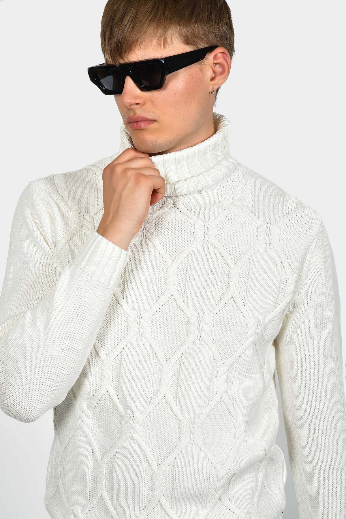 ανδρικό-βαμβακερό-ζιβάγκο-με-σχέδιο-πλεξούδα