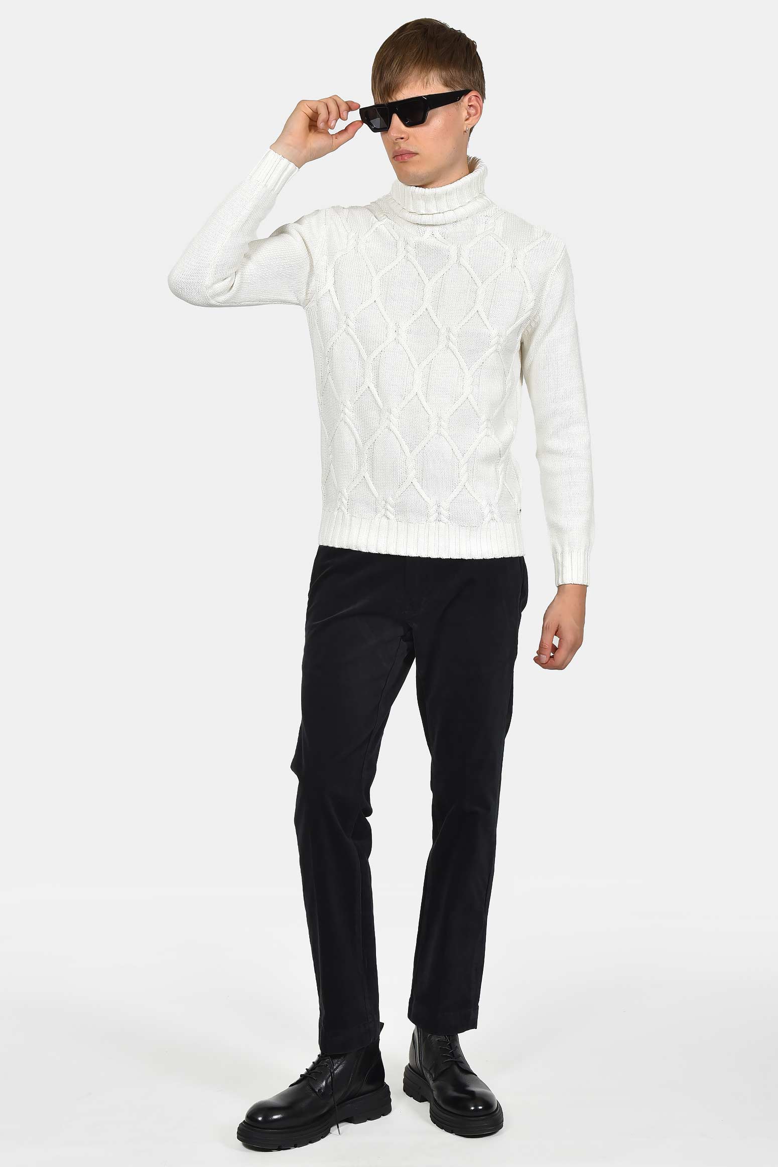 ανδρικό-βαμβακερό-ζιβάγκο-με-σχέδιο-πλεξούδα