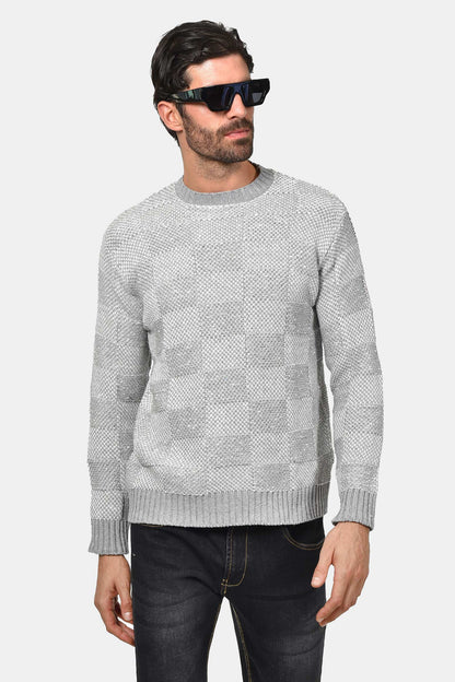ανδρικό-πουλόβερ-με-σχέδιο-σκακιέρα