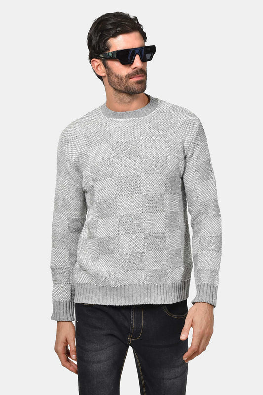 ανδρικό-πουλόβερ-με-σχέδιο-σκακιέρα