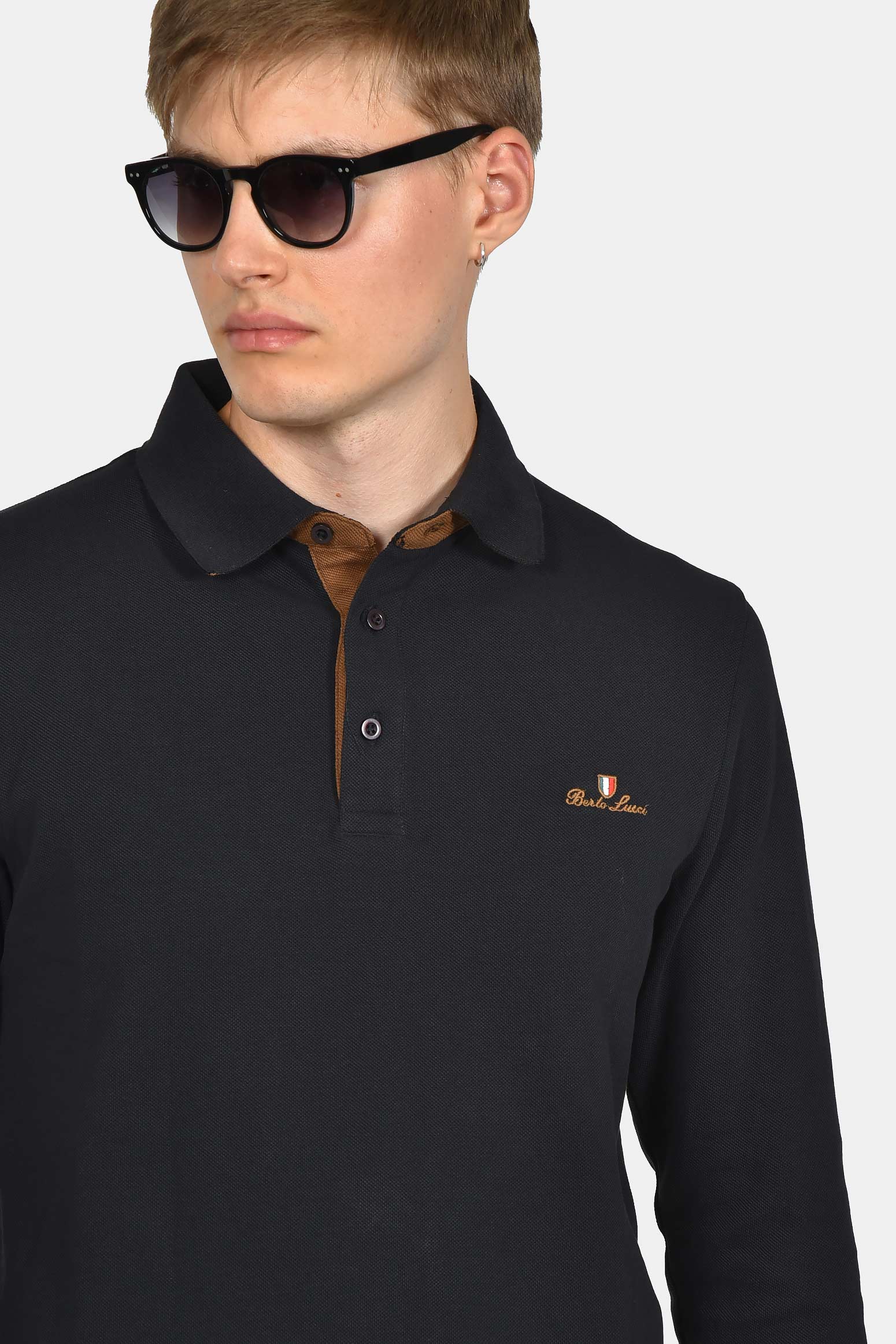 ανδρική-μακρυμάνικη-μπλούζα-με-γιακά-polo-normal-fit-100%-βαμβάκι