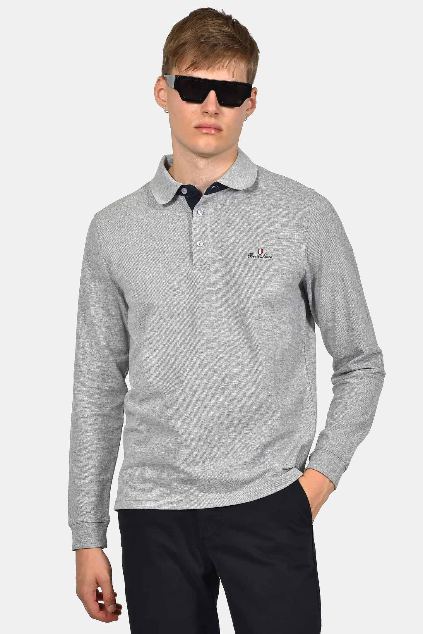 ανδρική-μακρυμάνικη-μπλούζα-με-γιακά-polo-normal-fit-100%-βαμβάκι