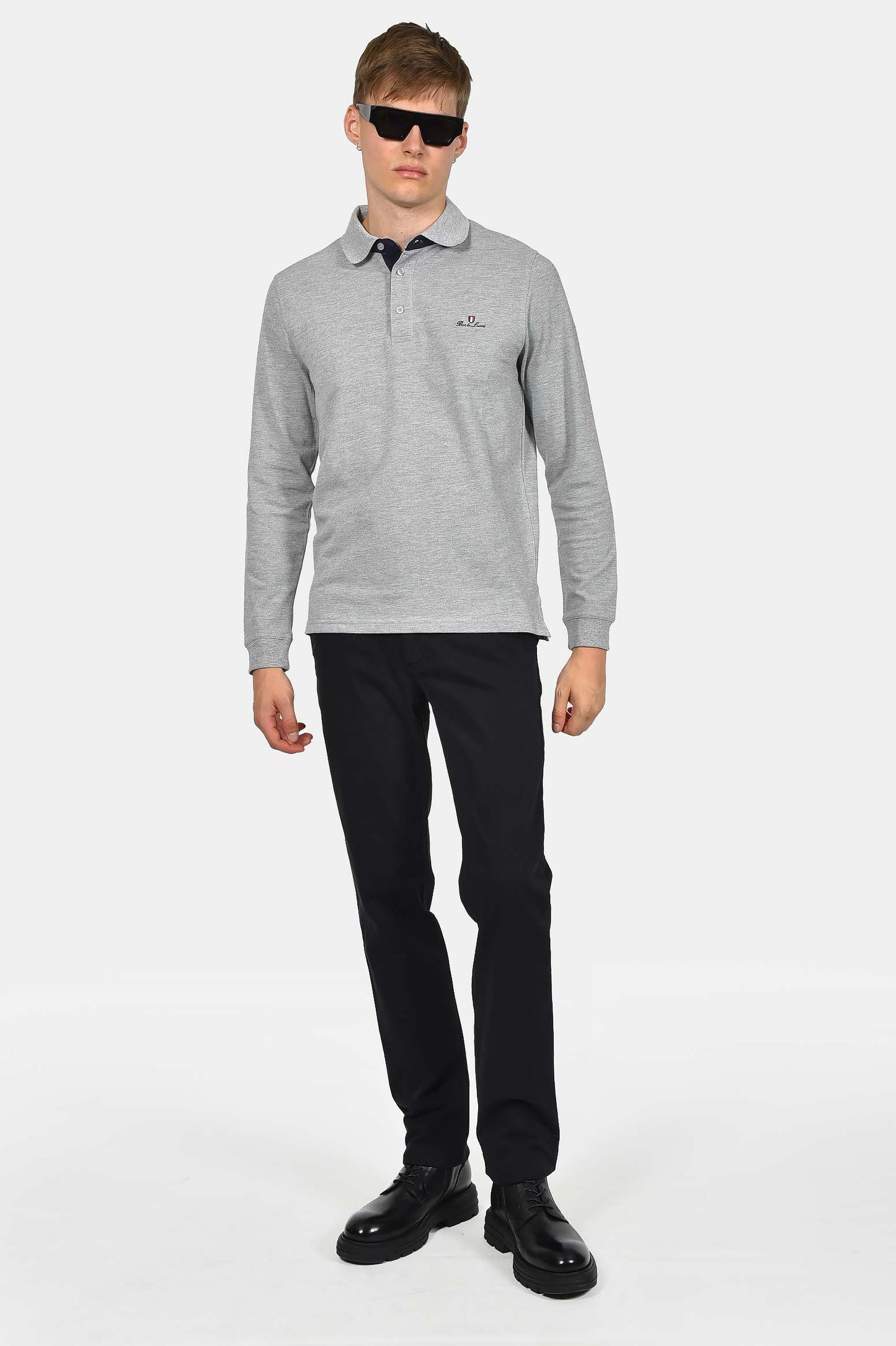 ανδρική-μακρυμάνικη-μπλούζα-με-γιακά-polo-normal-fit-100%-βαμβάκι