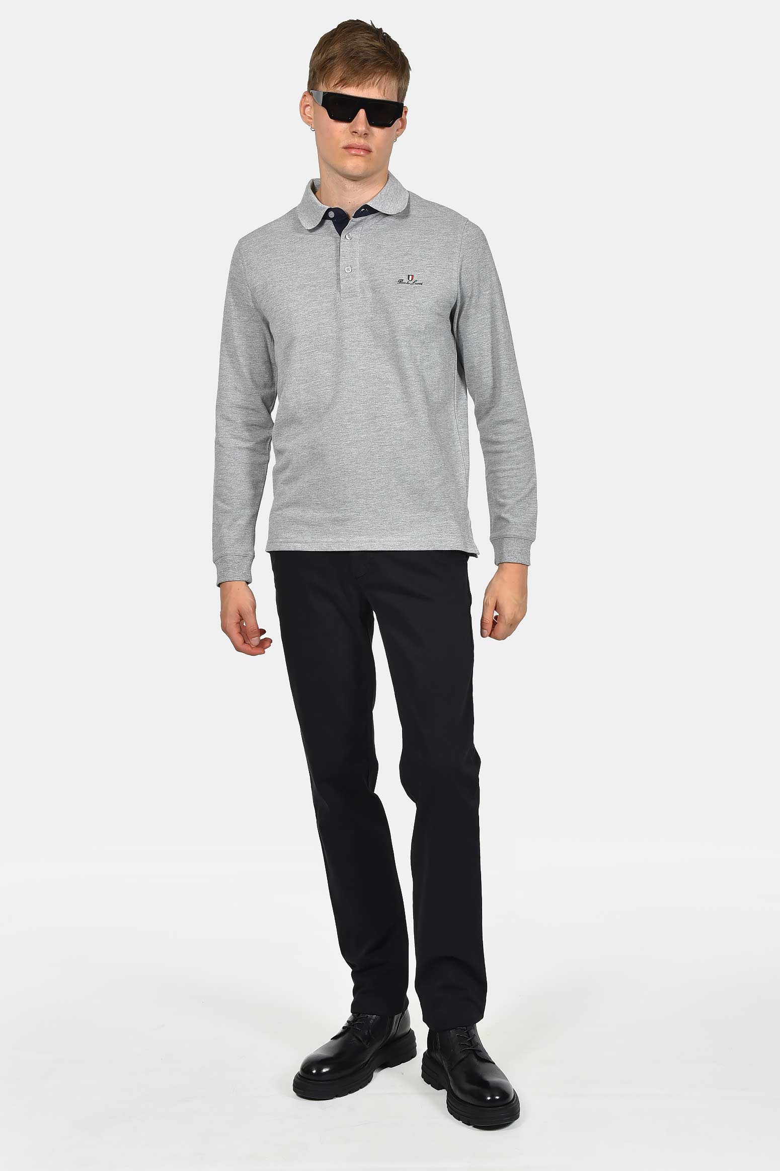 ανδρική-μακρυμάνικη-μπλούζα-με-γιακά-polo-normal-fit-100%-βαμβάκι