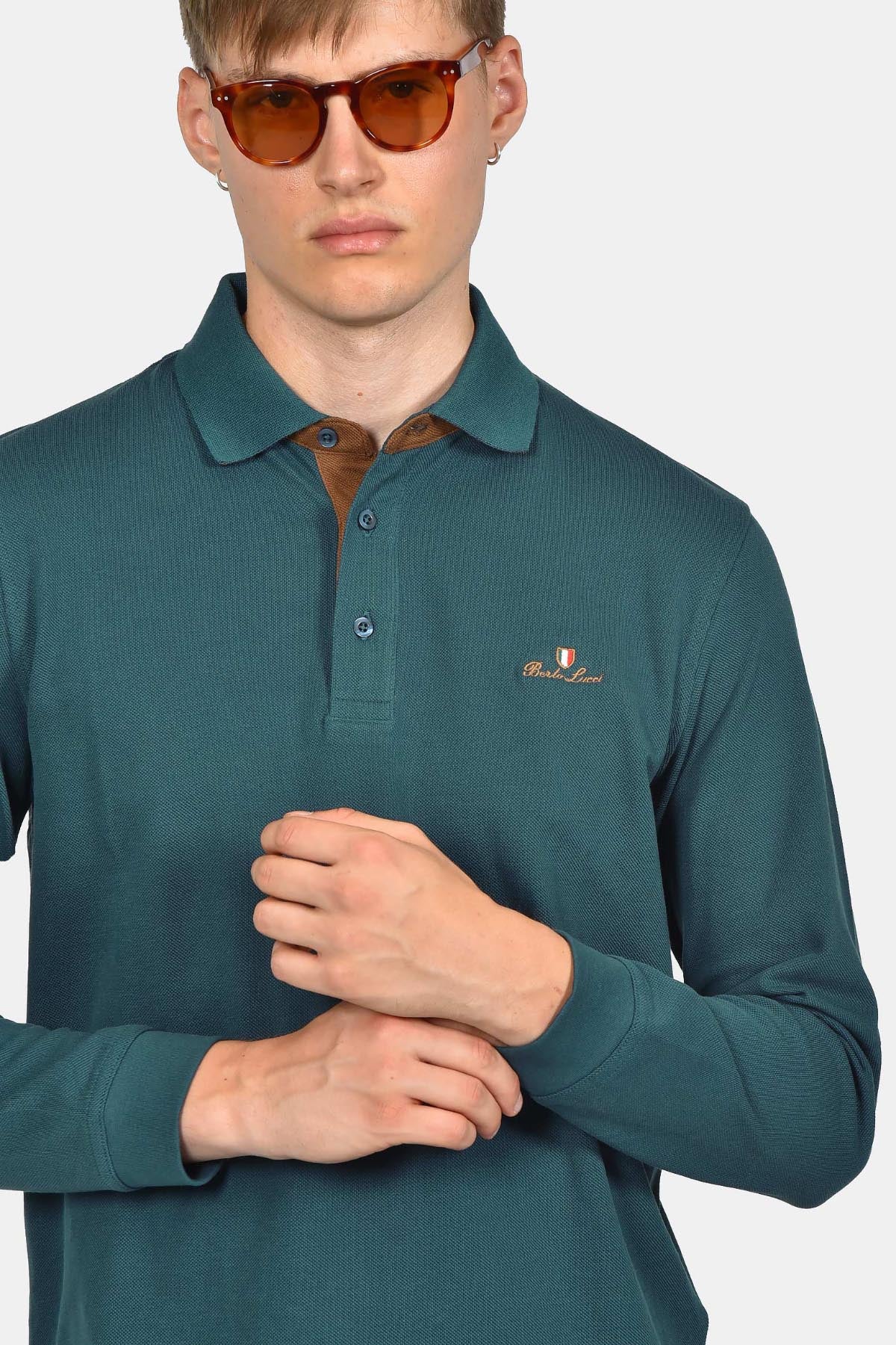 ανδρική-μακρυμάνικη-μπλούζα-με-γιακά-polo-normal-fit-100%-βαμβάκι