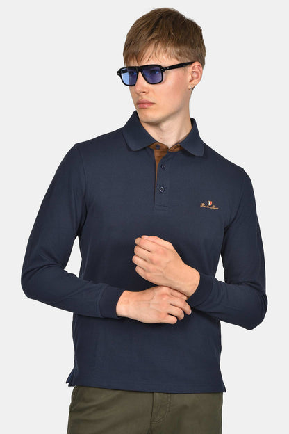 ανδρική-μακρυμάνικη-μπλούζα-με-γιακά-polo-normal-fit-100%-βαμβάκι