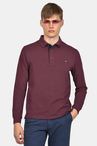 ανδρική-μακρυμάνικη-μπλούζα-με-γιακά-polo-normal-fit-100%-βαμβάκι