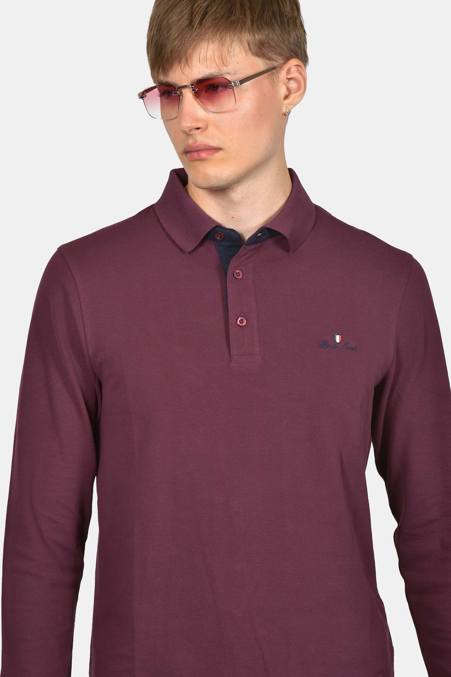 ανδρική-μακρυμάνικη-μπλούζα-με-γιακά-polo-normal-fit-100%-βαμβάκι