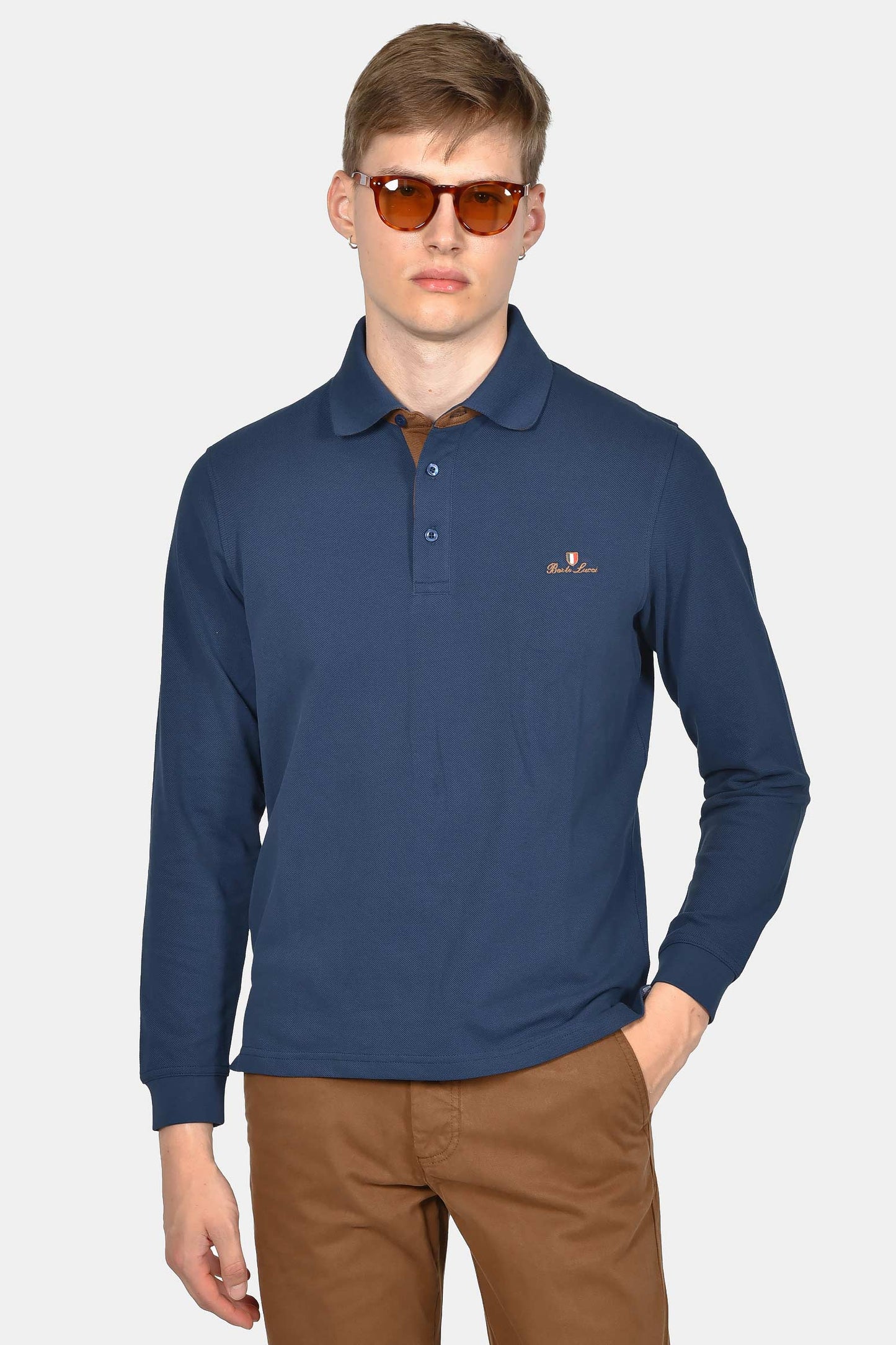 ανδρική-μακρυμάνικη-μπλούζα-με-γιακά-polo-normal-fit-100%-βαμβάκι