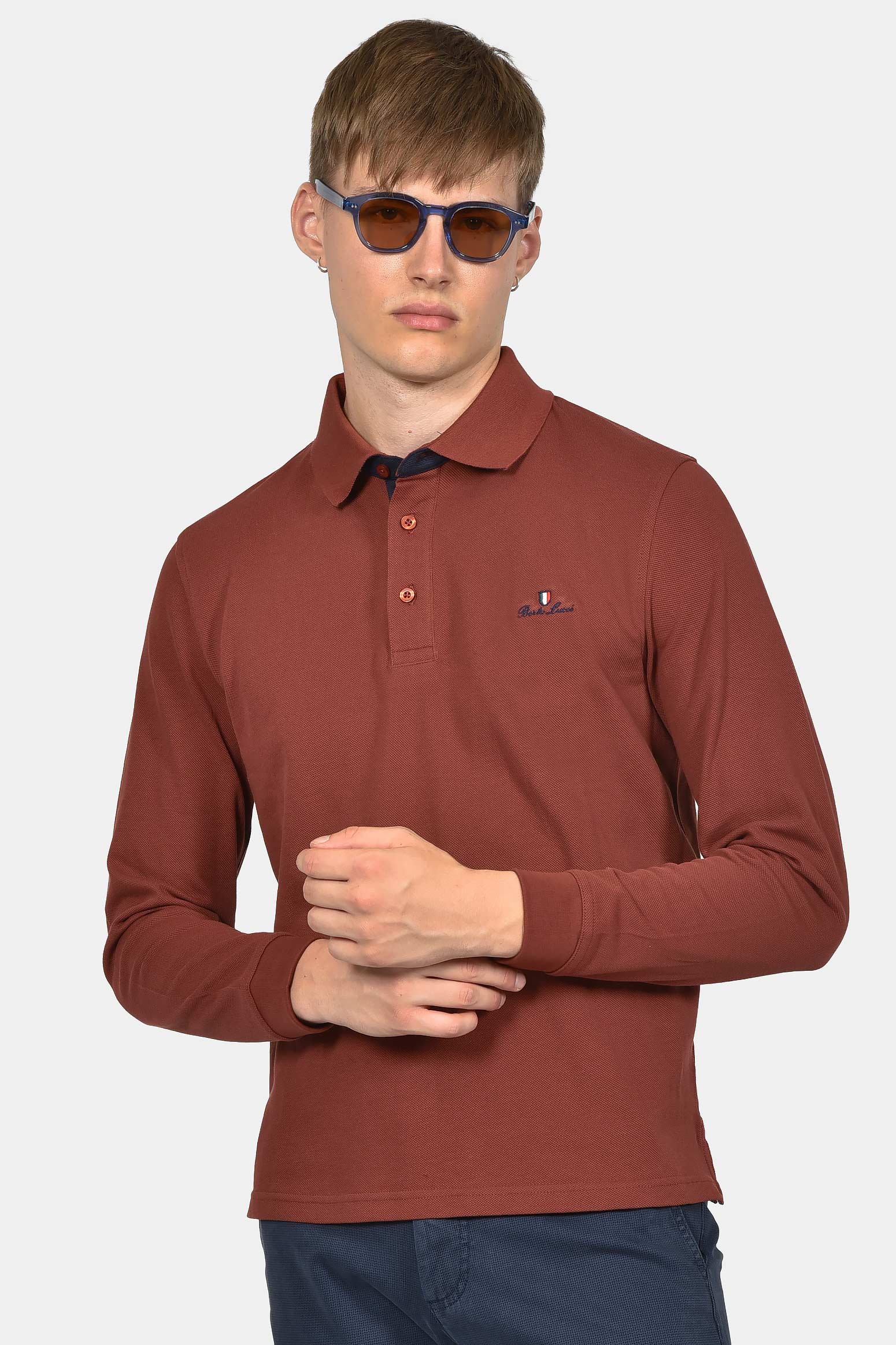 ανδρική-μακρυμάνικη-μπλούζα-με-γιακά-polo-normal-fit-100%-βαμβάκι