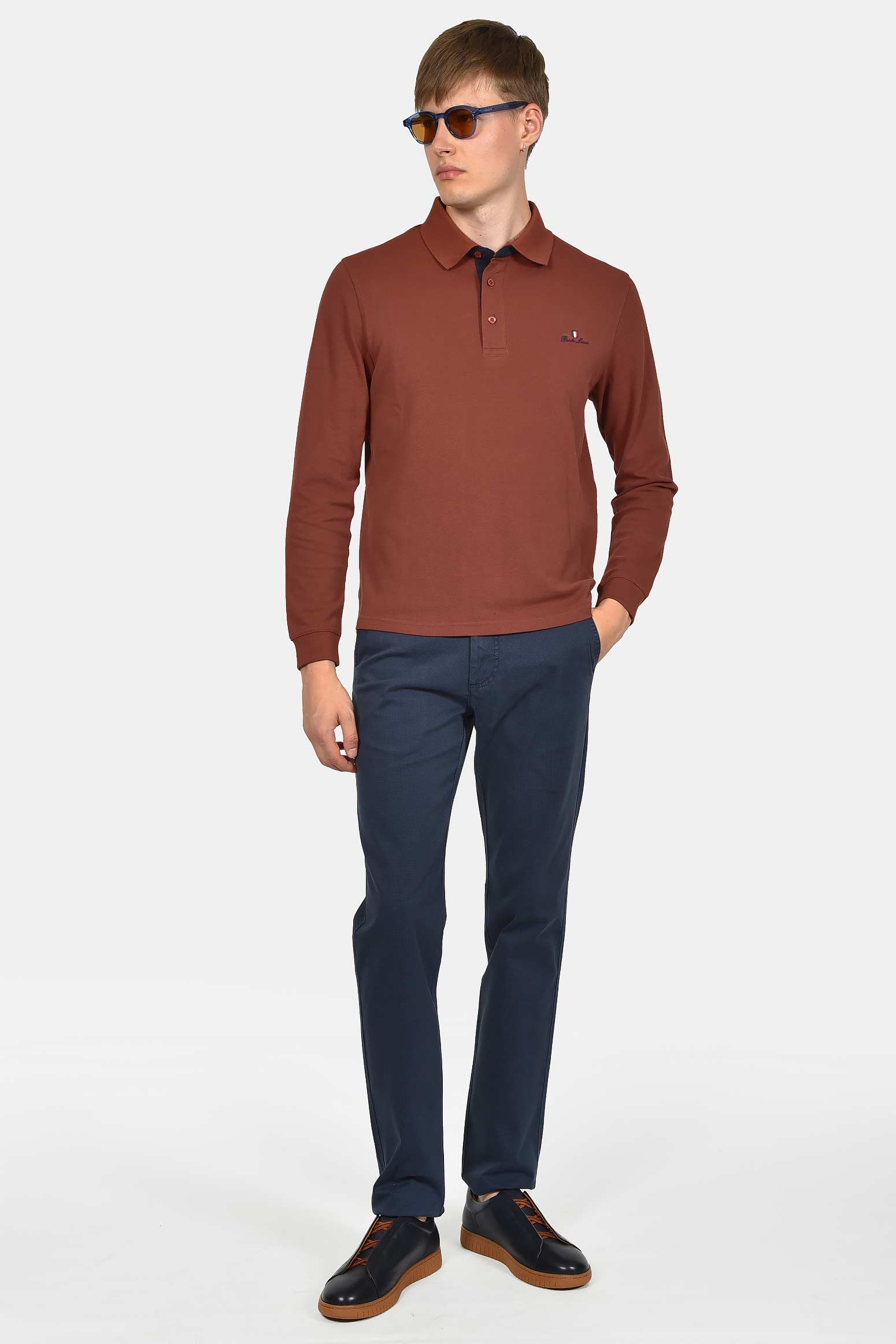 ανδρική-μακρυμάνικη-μπλούζα-με-γιακά-polo-normal-fit-100%-βαμβάκι