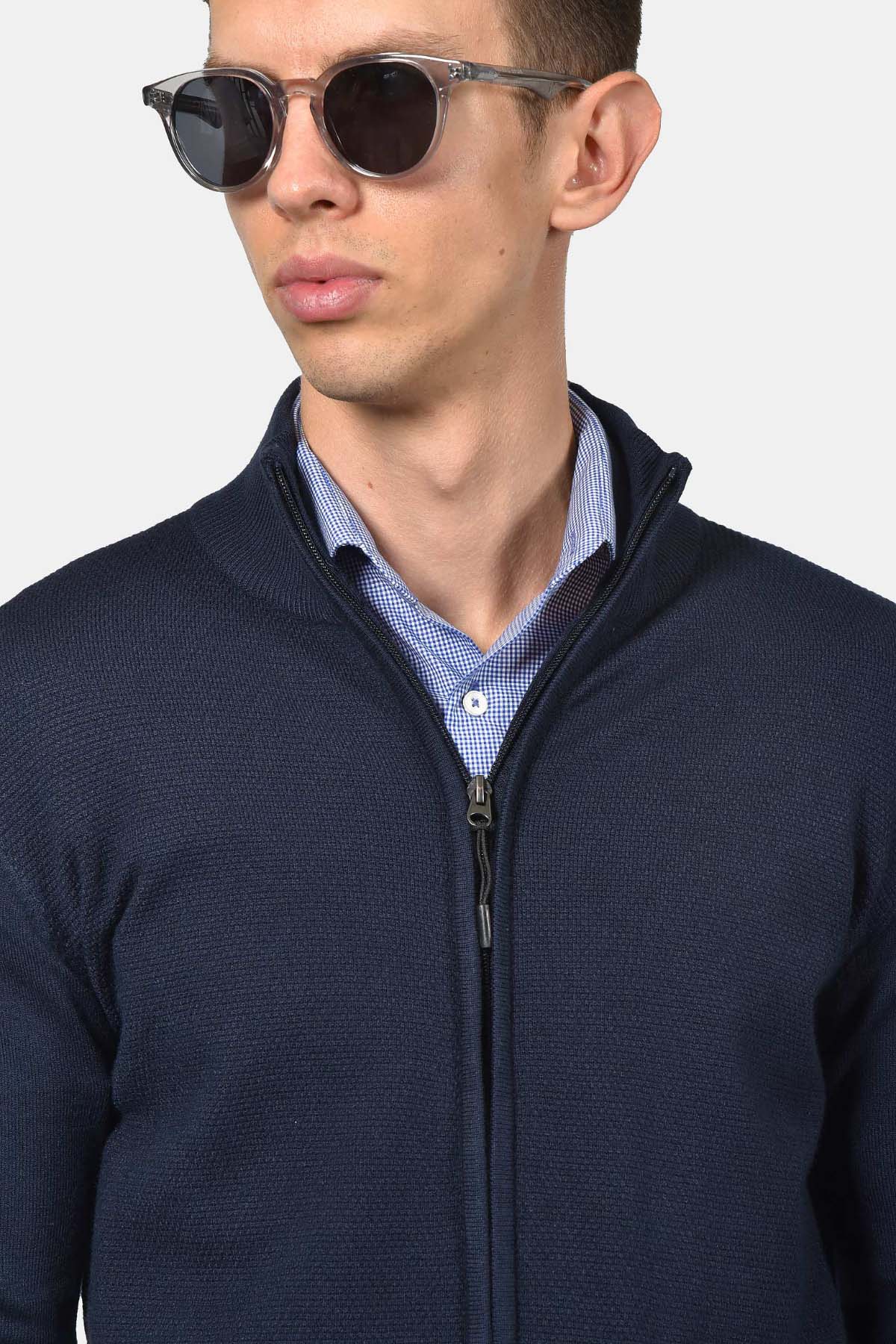 ανδρική-βαμβακερή-ζακέτα-με-φερμουάρ-και-πλαϊνές-τσέπες