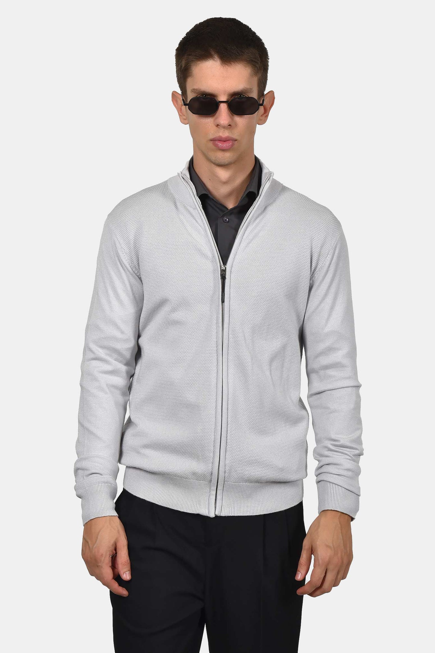 ανδρική-βαμβακερή-ζακέτα-με-φερμουάρ-και-πλαϊνές-τσέπες
