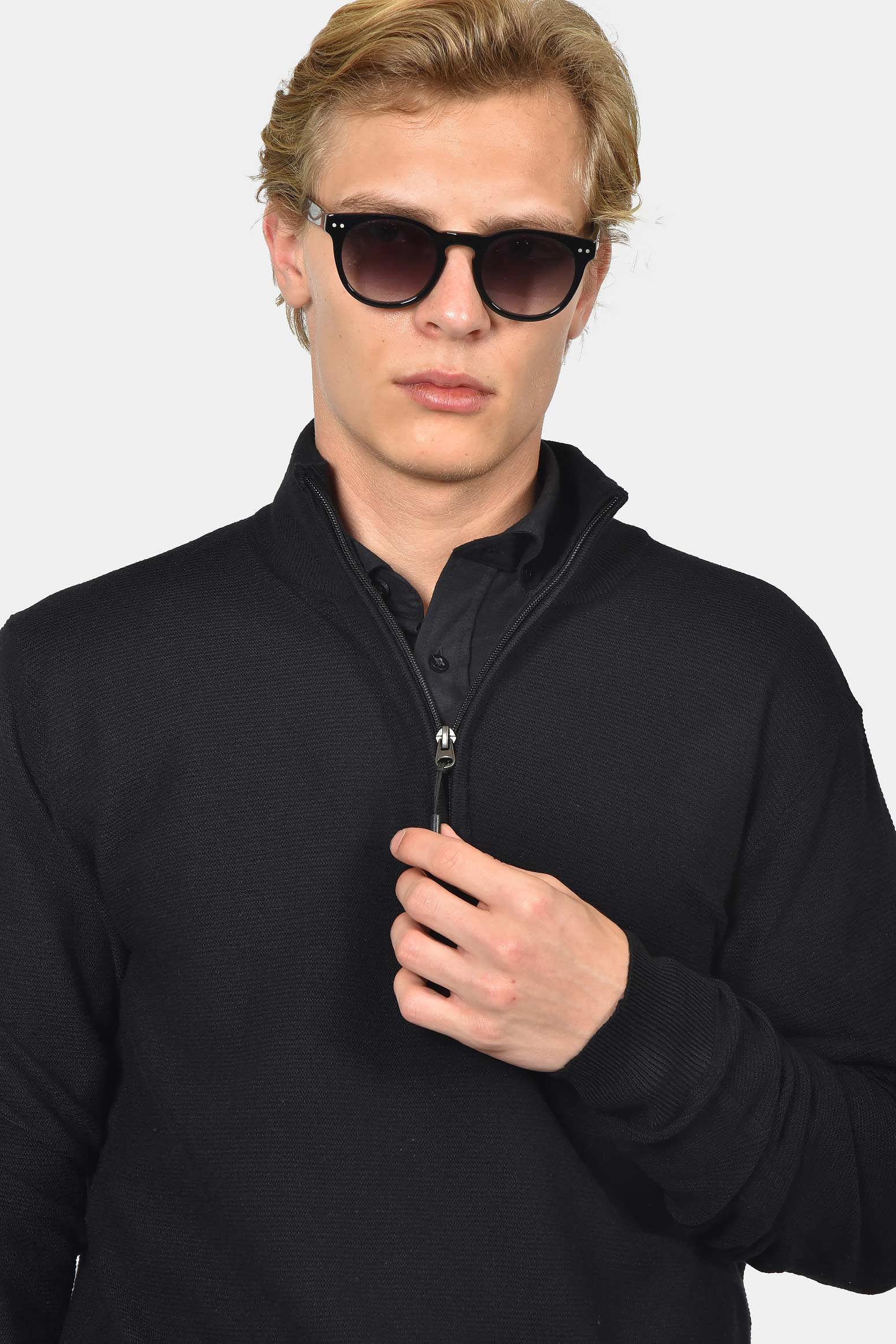 ανδρικό-half-zip-100%-βαμβάκι-με-ριγέ-σχέδιο