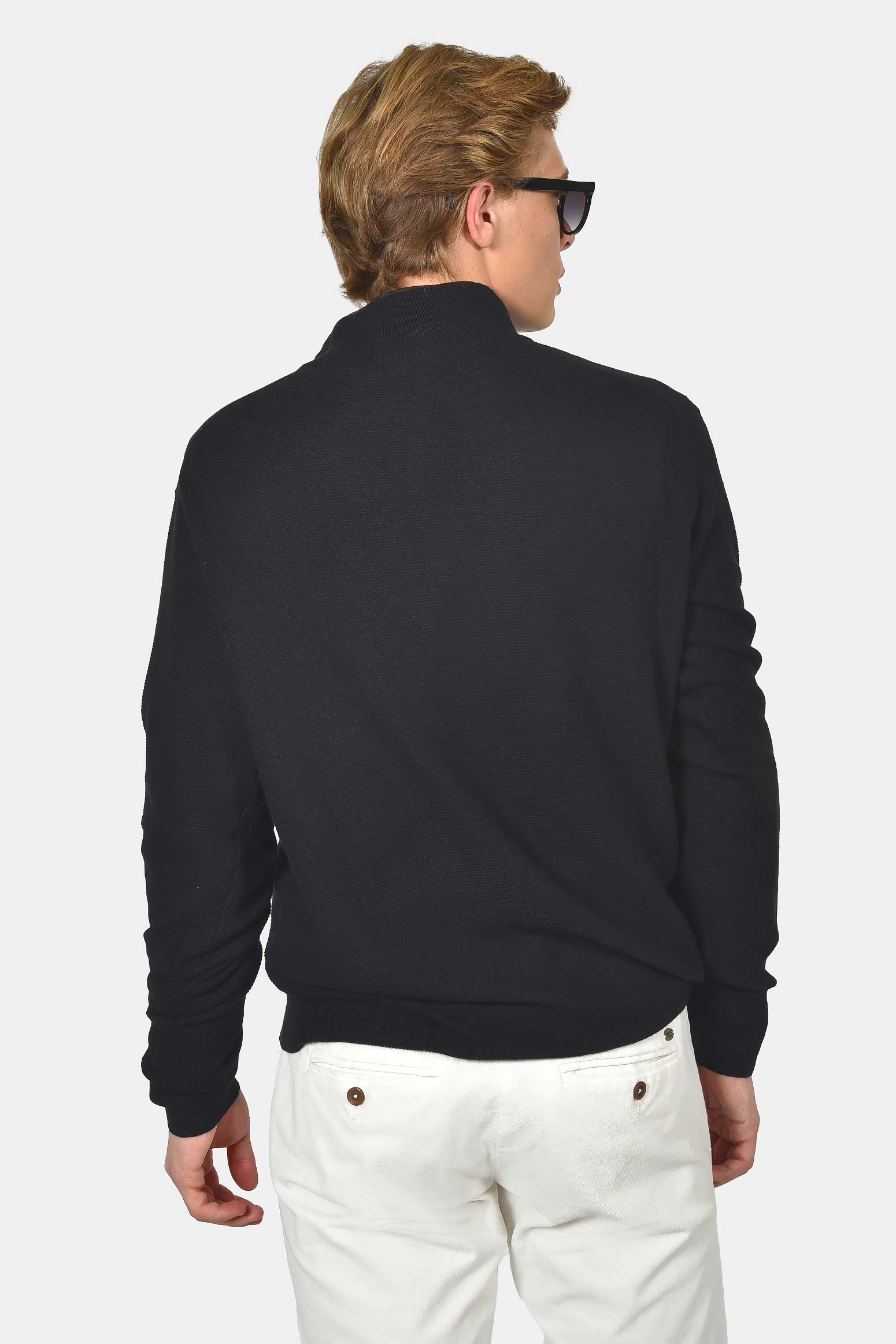 ανδρικό-half-zip-100%-βαμβάκι-με-ριγέ-σχέδιο