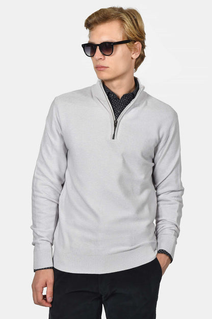 ανδρικό-half-zip-100%-βαμβάκι-με-ριγέ-σχέδιο