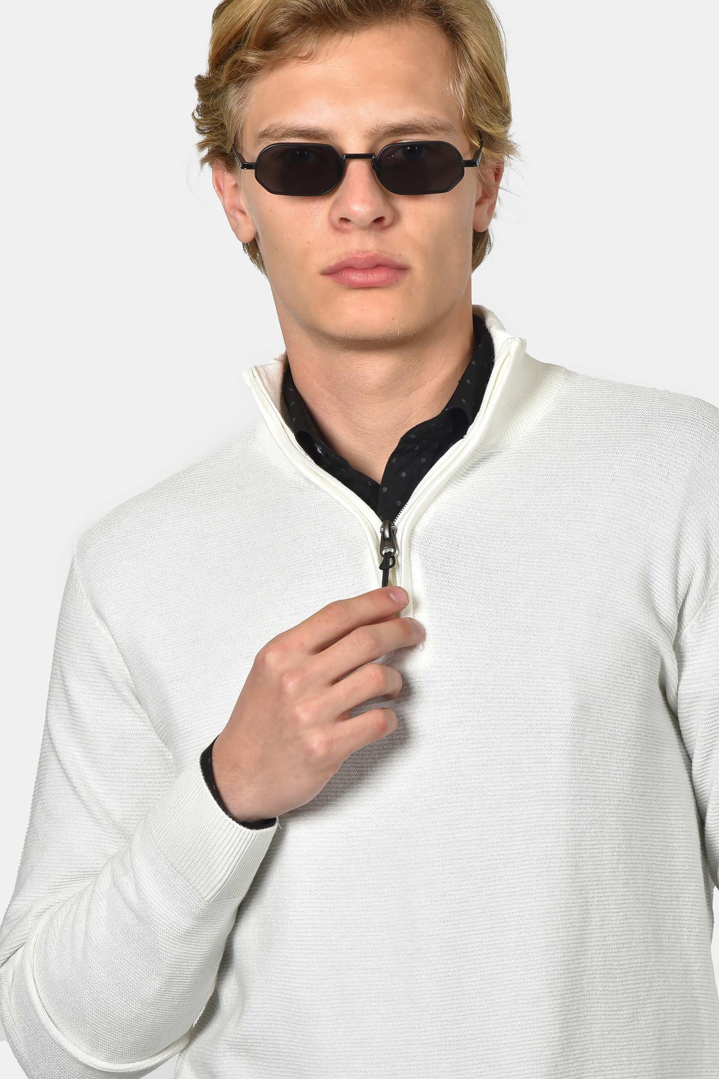 ανδρικό-half-zip-100%-βαμβάκι-με-ριγέ-σχέδιο