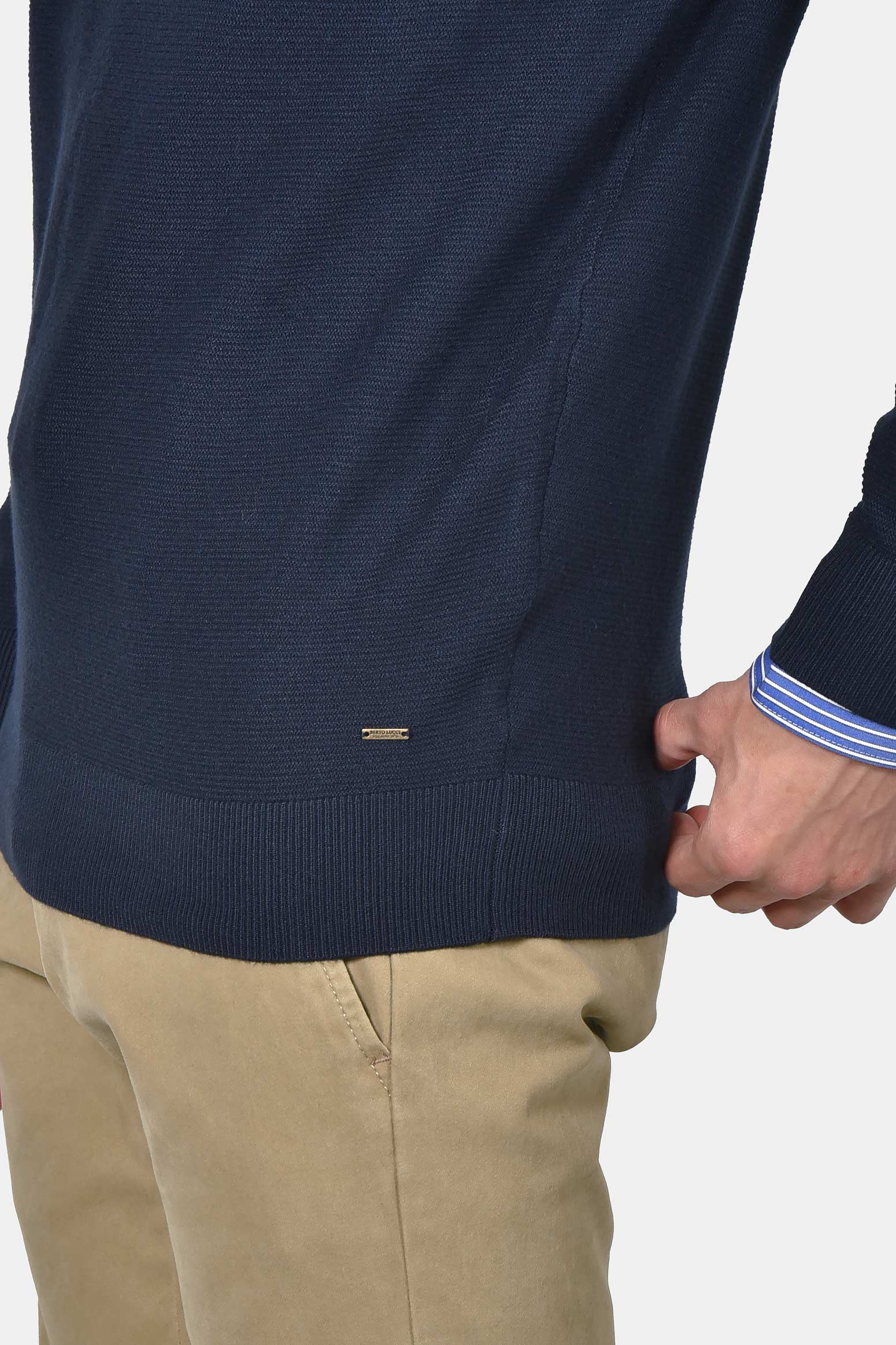 ανδρικό-half-zip-100%-βαμβάκι-με-ριγέ-σχέδιο