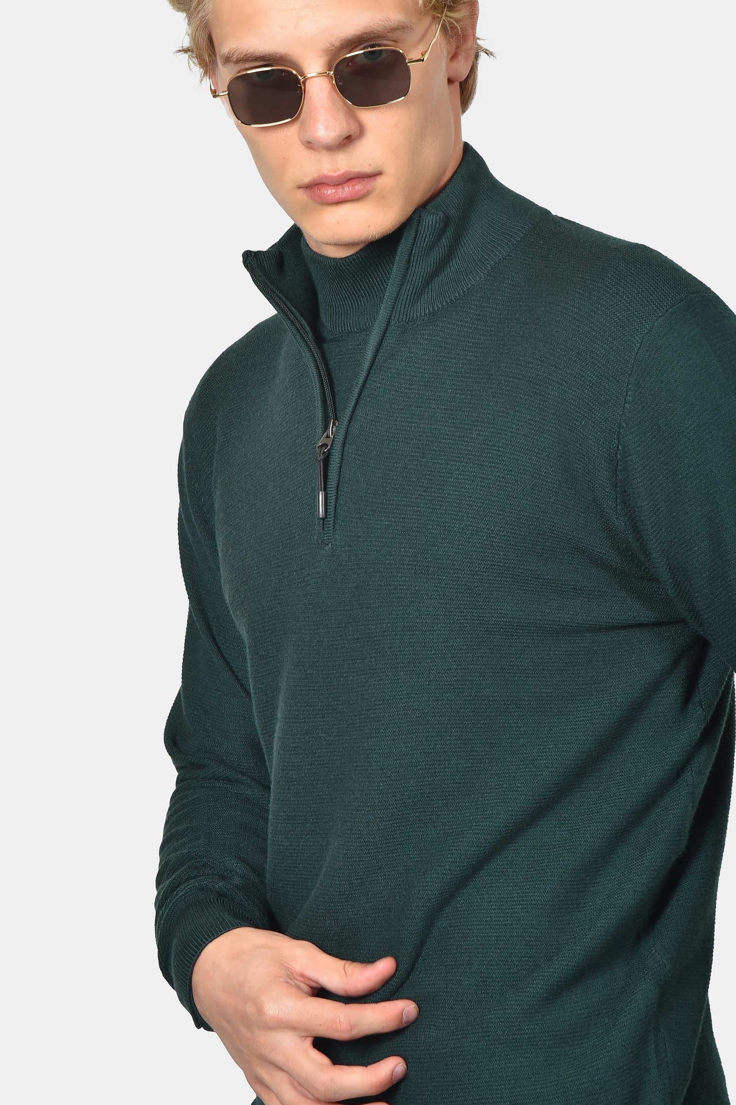 ανδρικό-half-zip-100%-βαμβάκι-με-ριγέ-σχέδιο