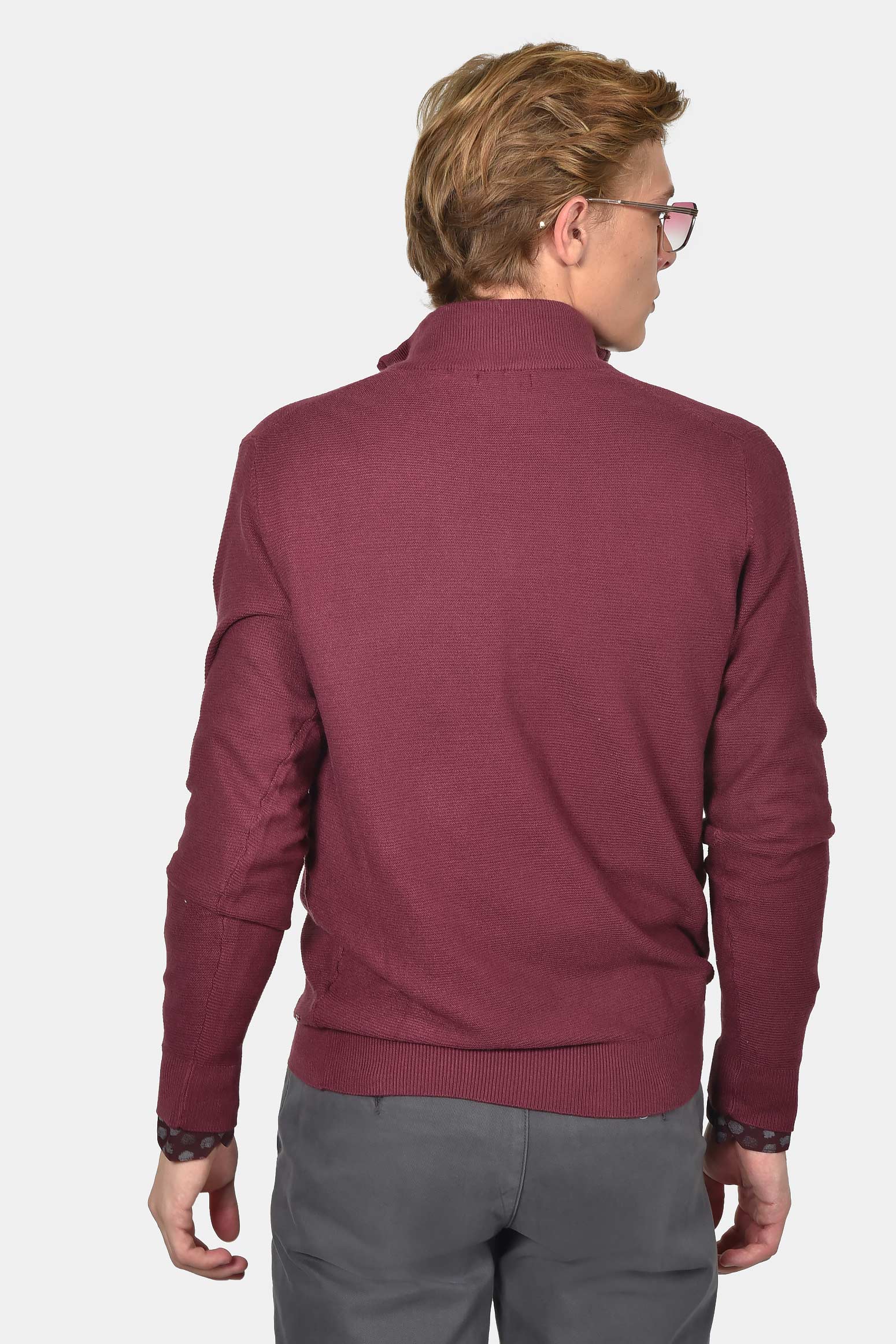 ανδρικό-half-zip-100%-βαμβάκι-με-ριγέ-σχέδιο