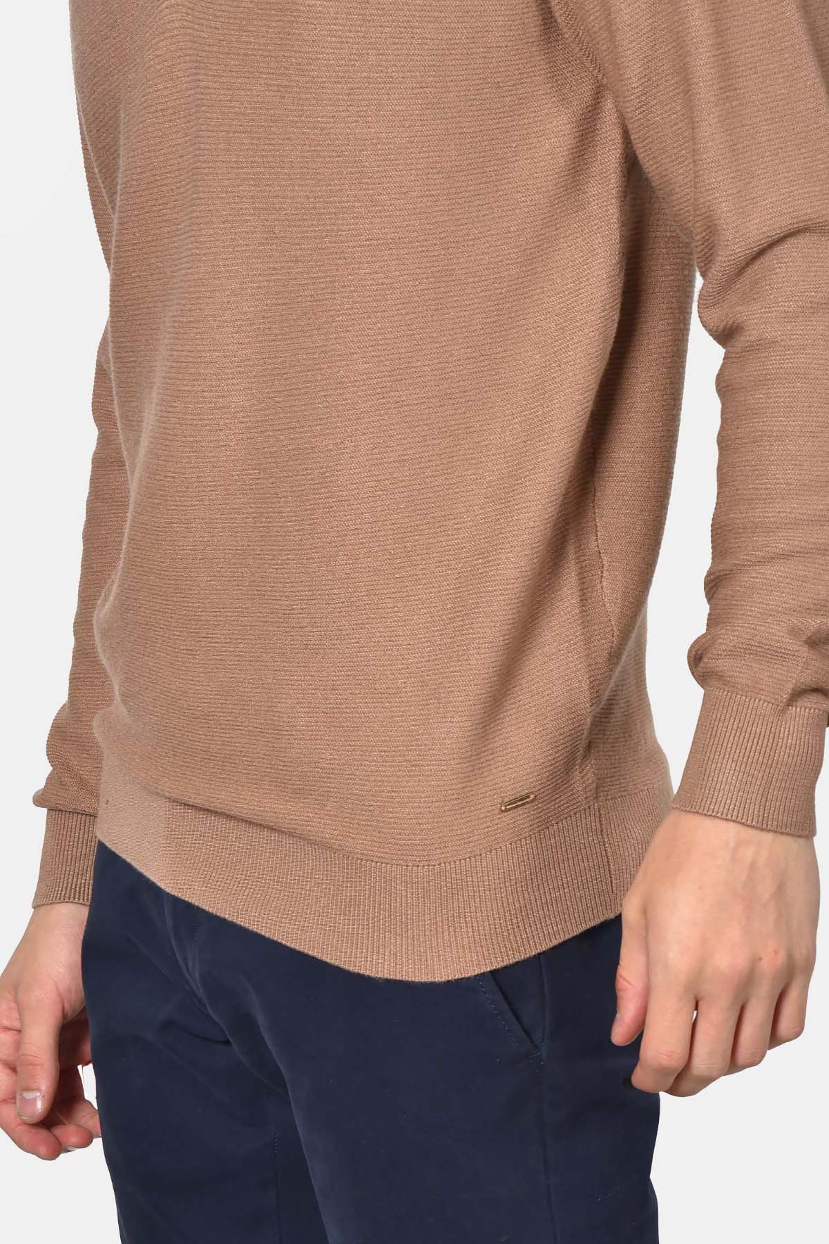 ανδρικό-half-zip-100%-βαμβάκι-με-ριγέ-σχέδιο