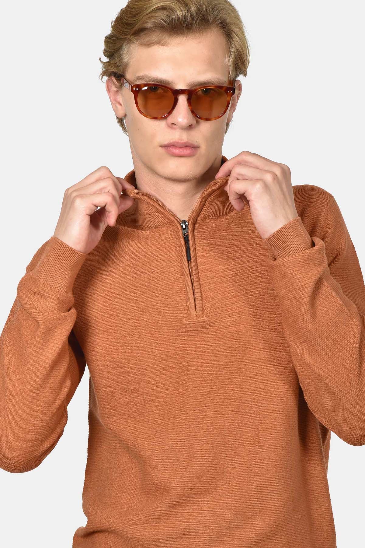 ανδρικό-half-zip-100%-βαμβάκι-με-ριγέ-σχέδιο