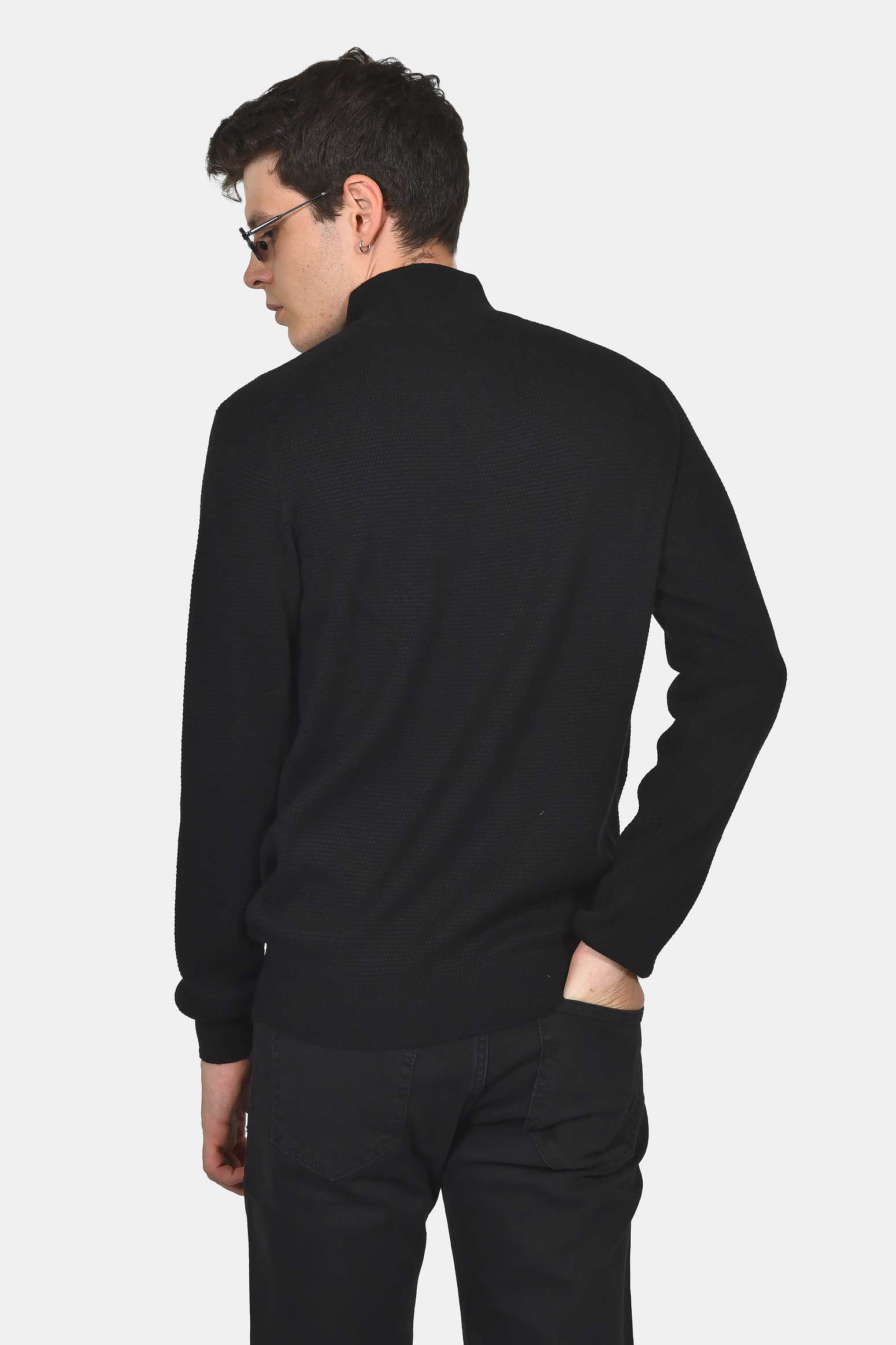 ανδρικό-πλεκτό-half-zip-100-βαμβάκι-normal-fit