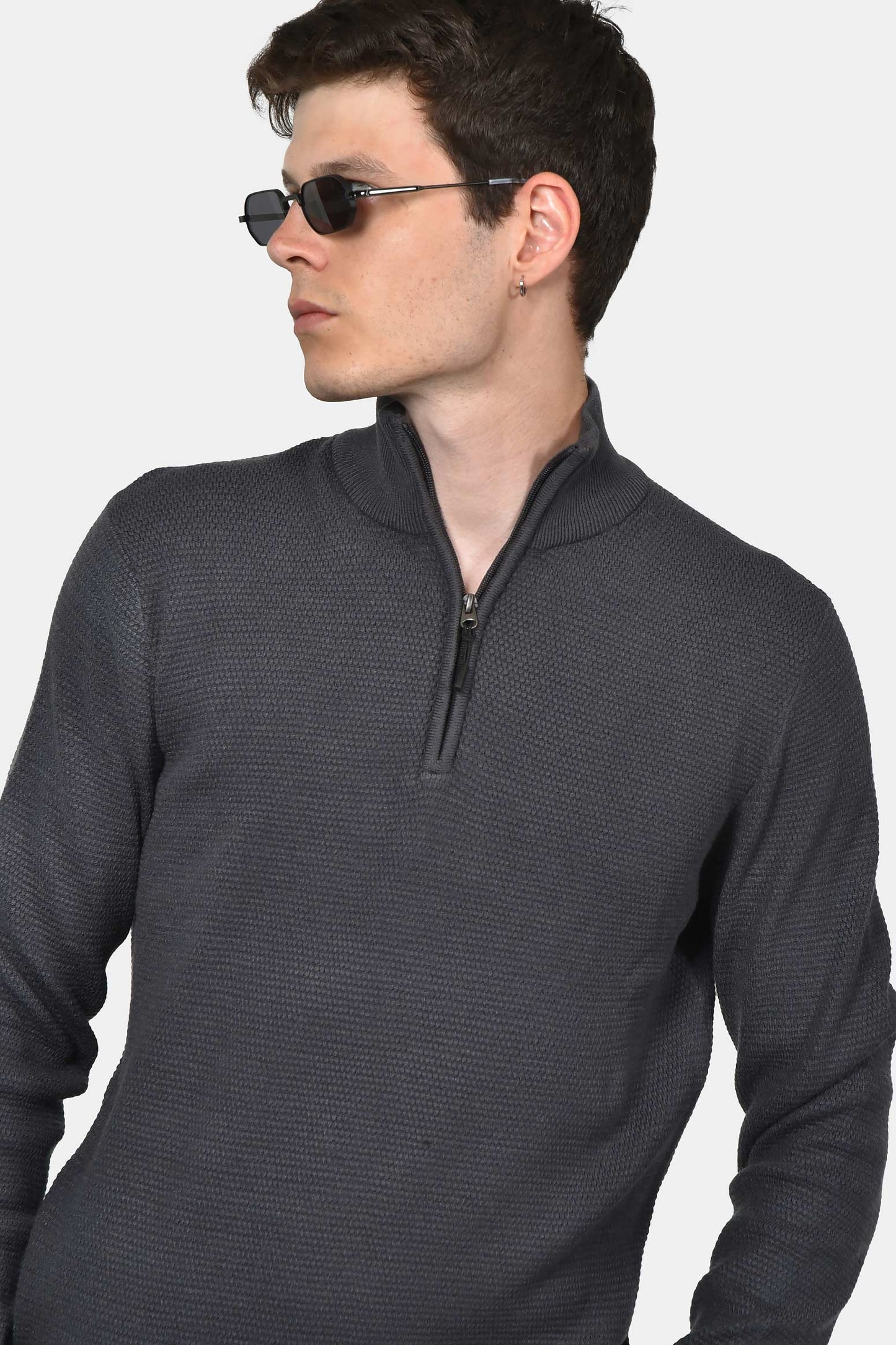 ανδρικό-πλεκτό-half-zip-100-βαμβάκι-normal-fit