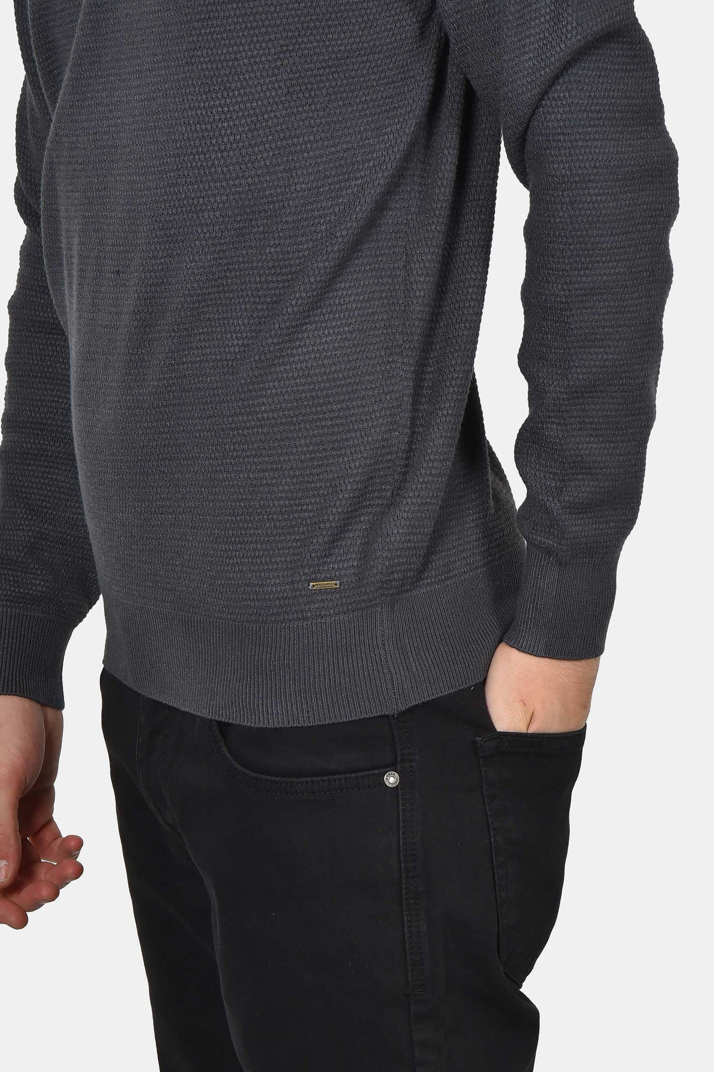 ανδρικό-πλεκτό-half-zip-100-βαμβάκι-normal-fit