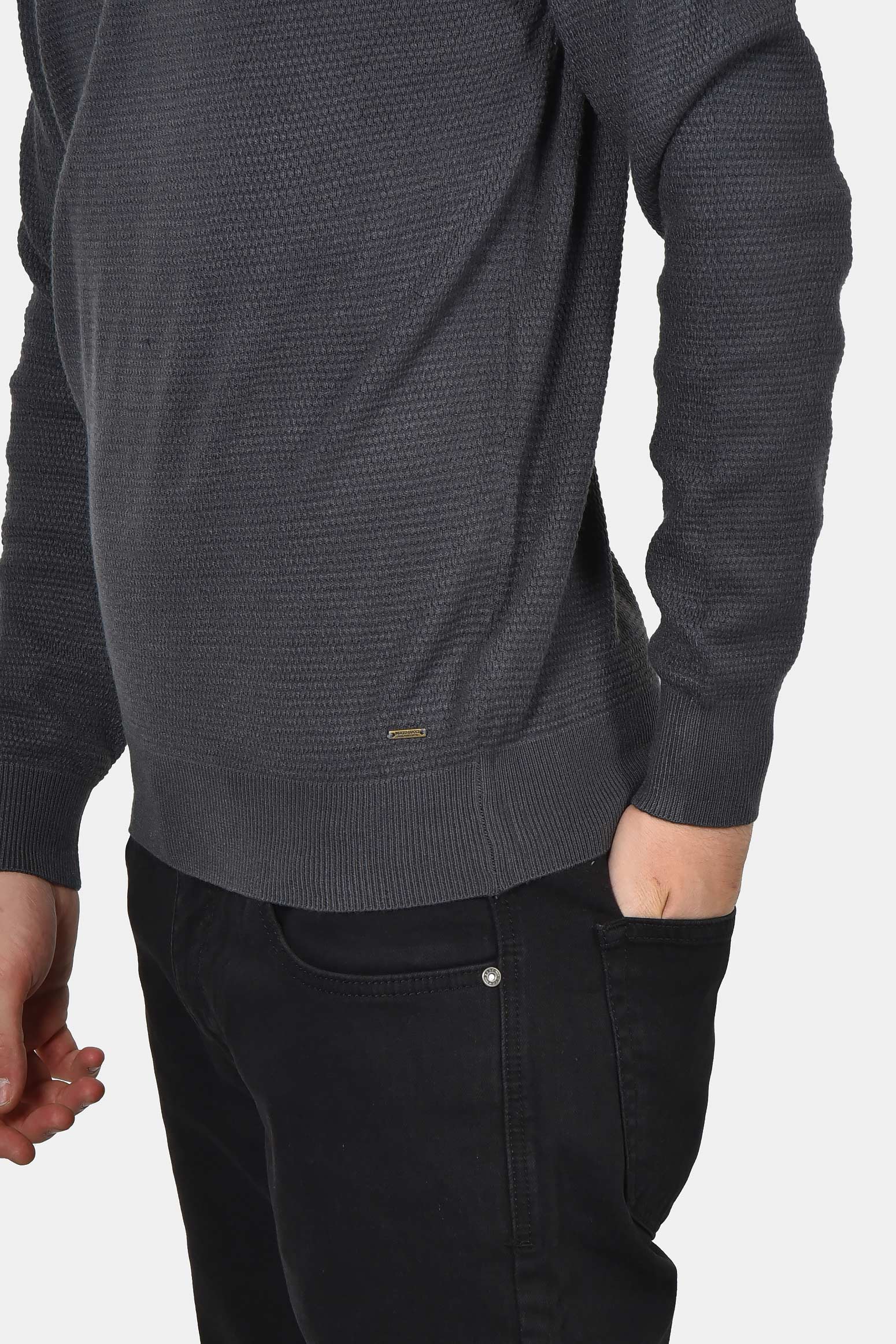 ανδρικό-πλεκτό-half-zip-100-βαμβάκι-normal-fit