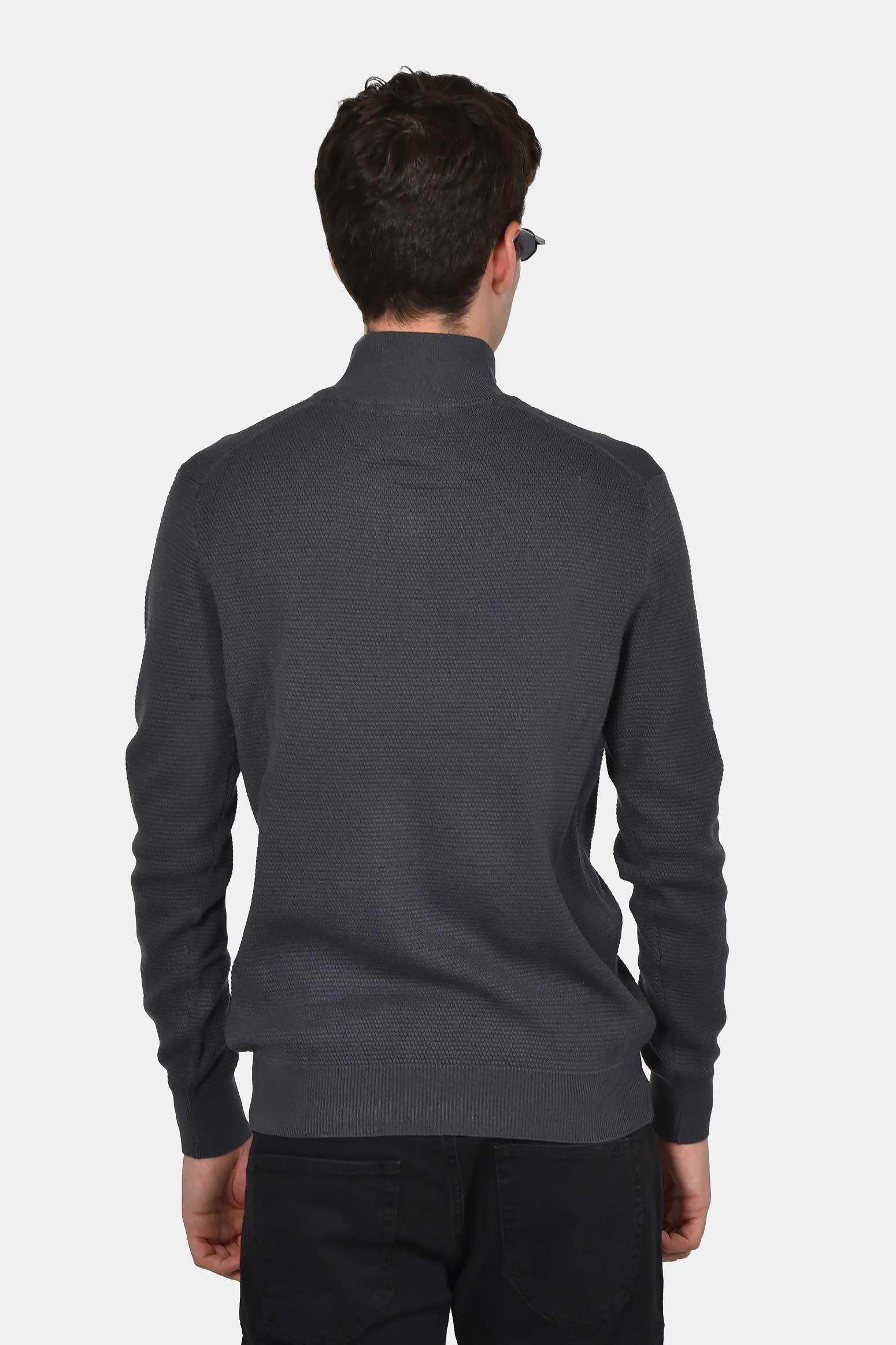 ανδρικό-πλεκτό-half-zip-100-βαμβάκι-normal-fit