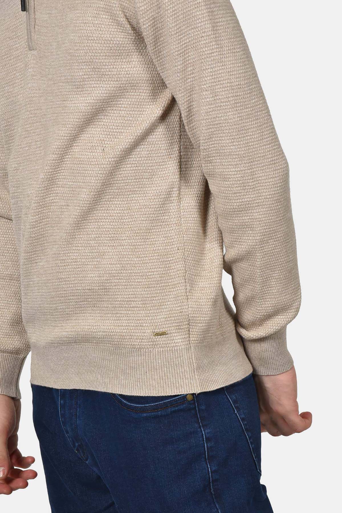 ανδρικό-πλεκτό-half-zip-100-βαμβάκι-normal-fit