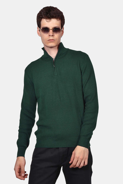 ανδρικό-πλεκτό-half-zip-100-βαμβάκι-normal-fit