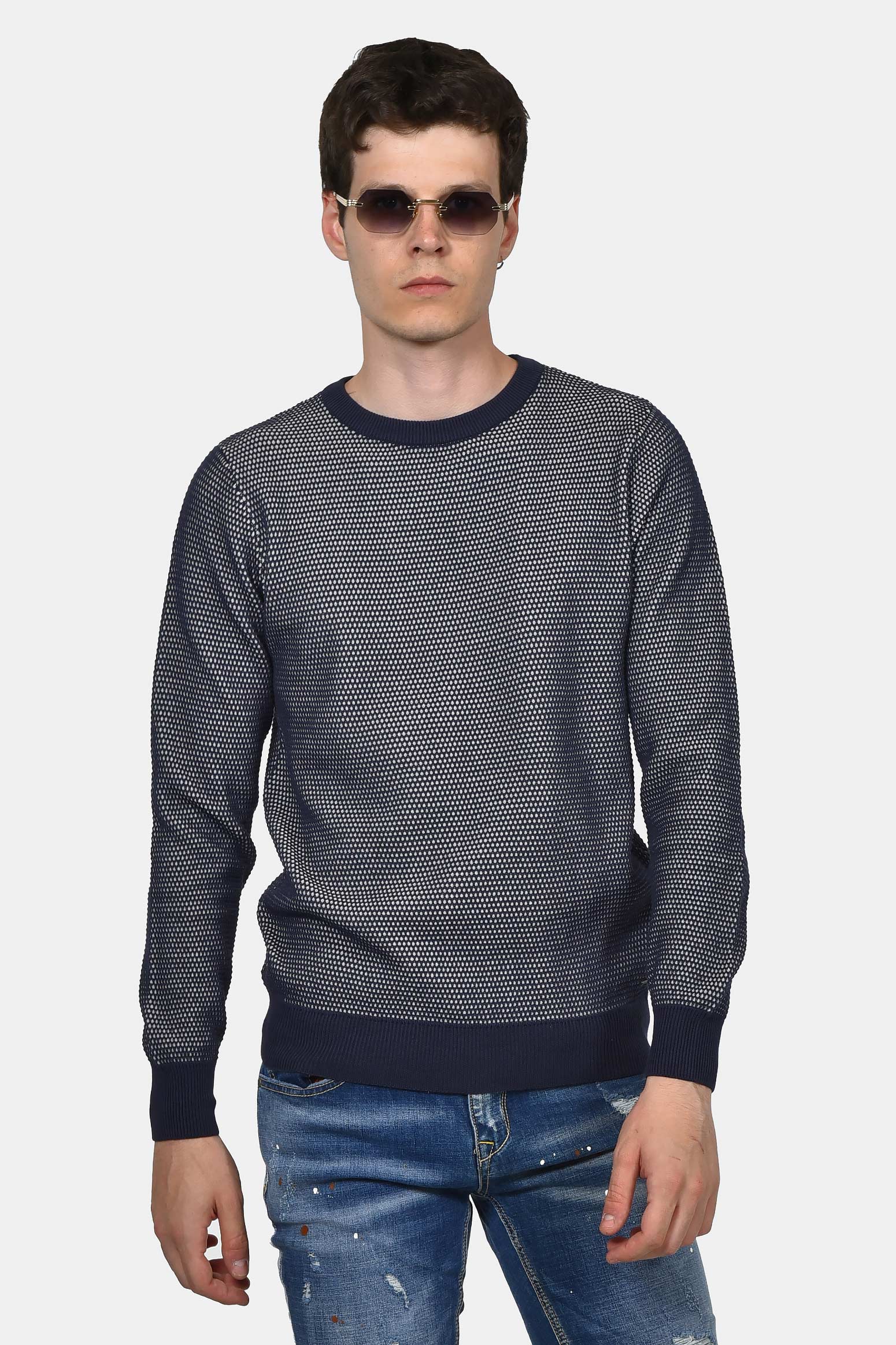 ανδρικό-πουλόβερ-normal-fit-με-ανάγλυφη-πλέξη