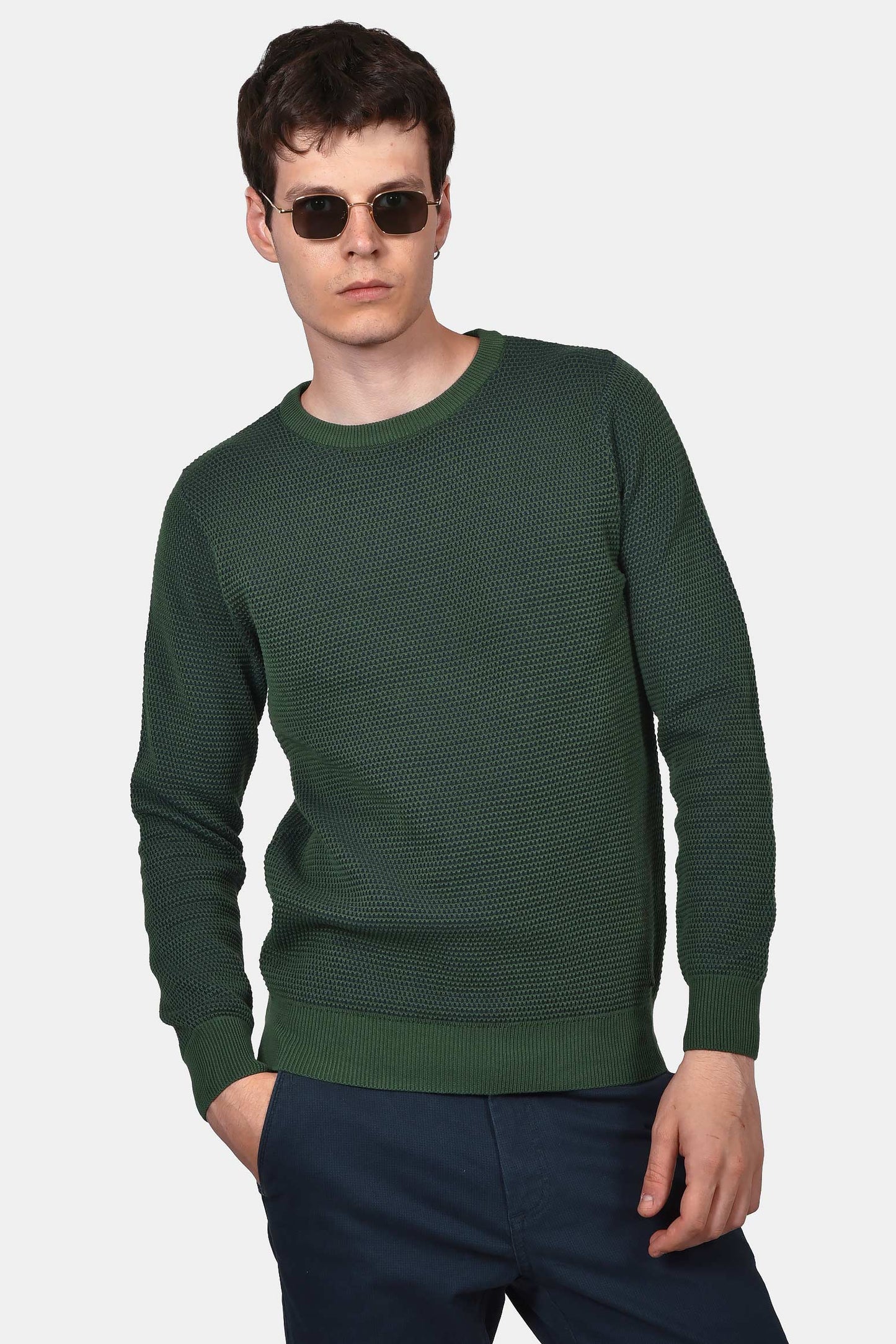 ανδρικό-πουλόβερ-normal-fit-με-ανάγλυφη-πλέξη