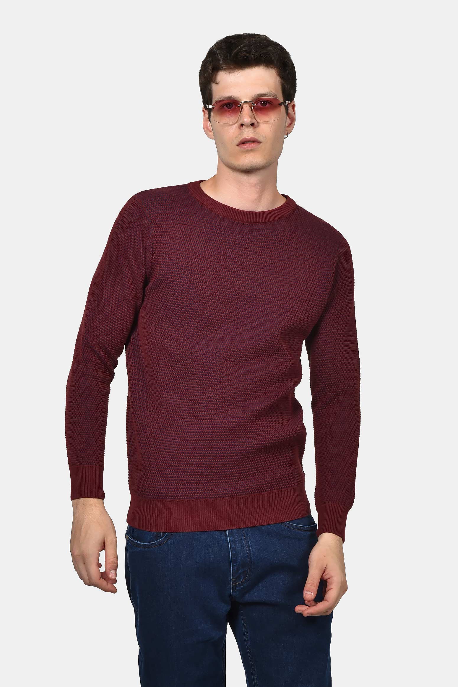 ανδρικό-πουλόβερ-normal-fit-με-ανάγλυφη-πλέξη