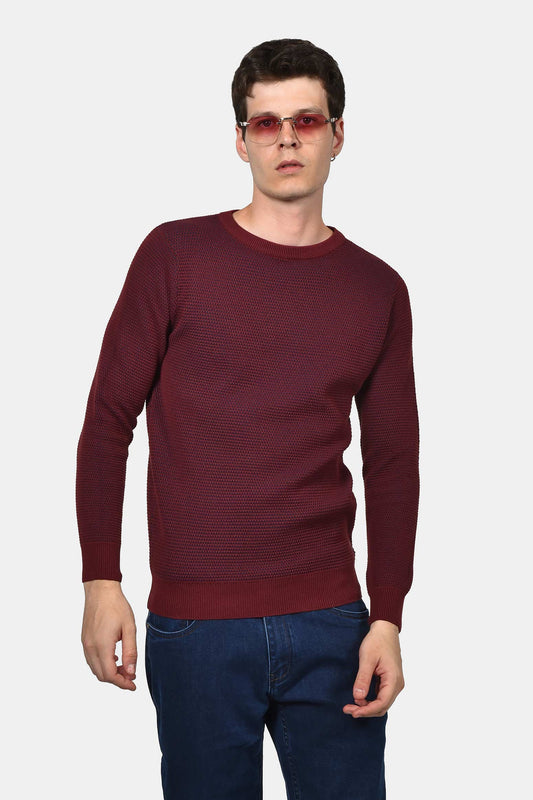 ανδρικό-πουλόβερ-normal-fit-με-ανάγλυφη-πλέξη