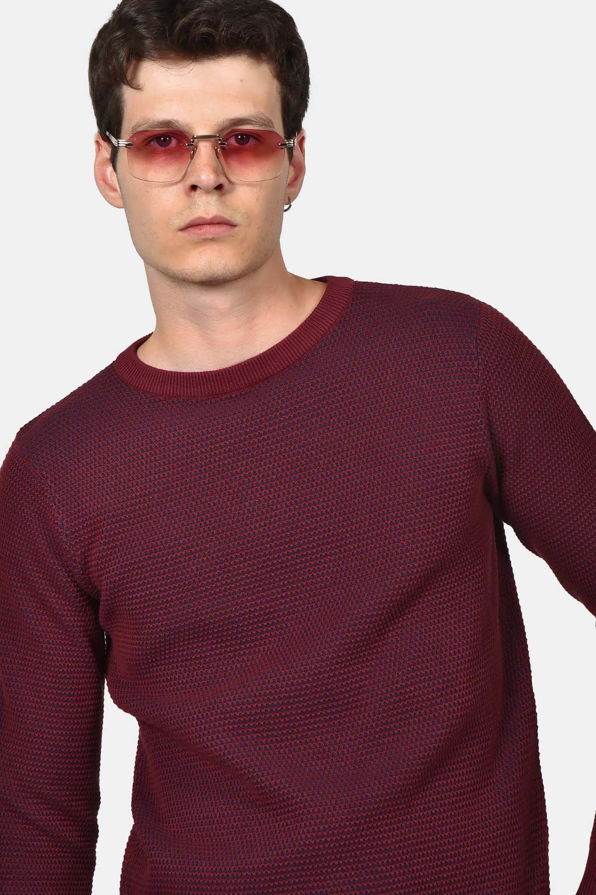 ανδρικό-πουλόβερ-normal-fit-με-ανάγλυφη-πλέξη