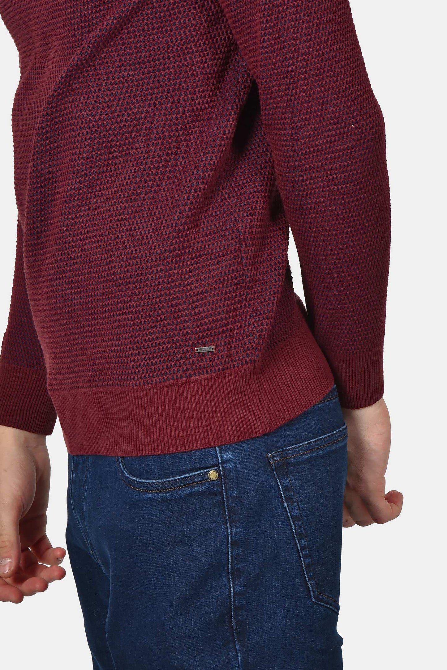 ανδρικό-πουλόβερ-normal-fit-με-ανάγλυφη-πλέξη