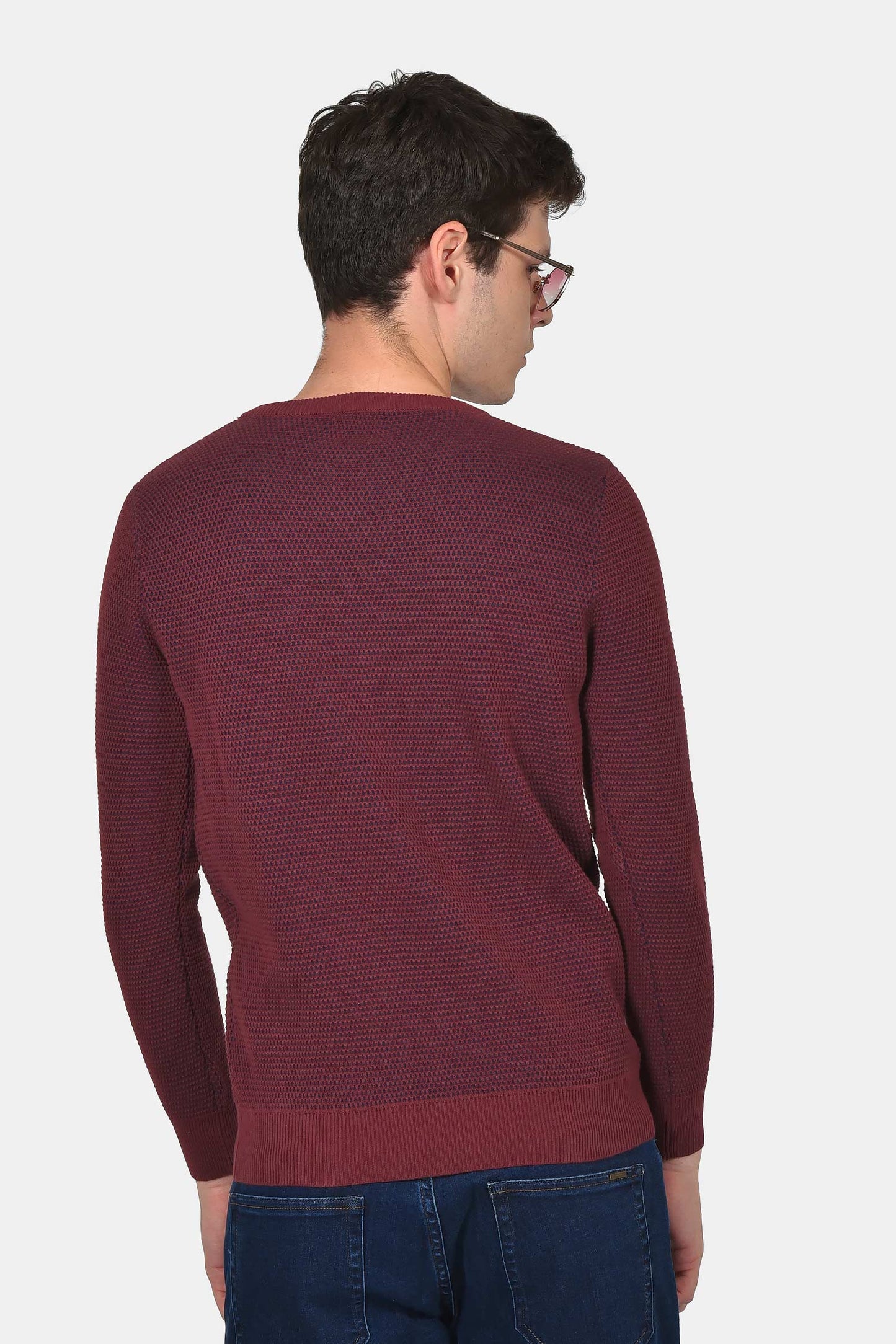 ανδρικό-πουλόβερ-normal-fit-με-ανάγλυφη-πλέξη
