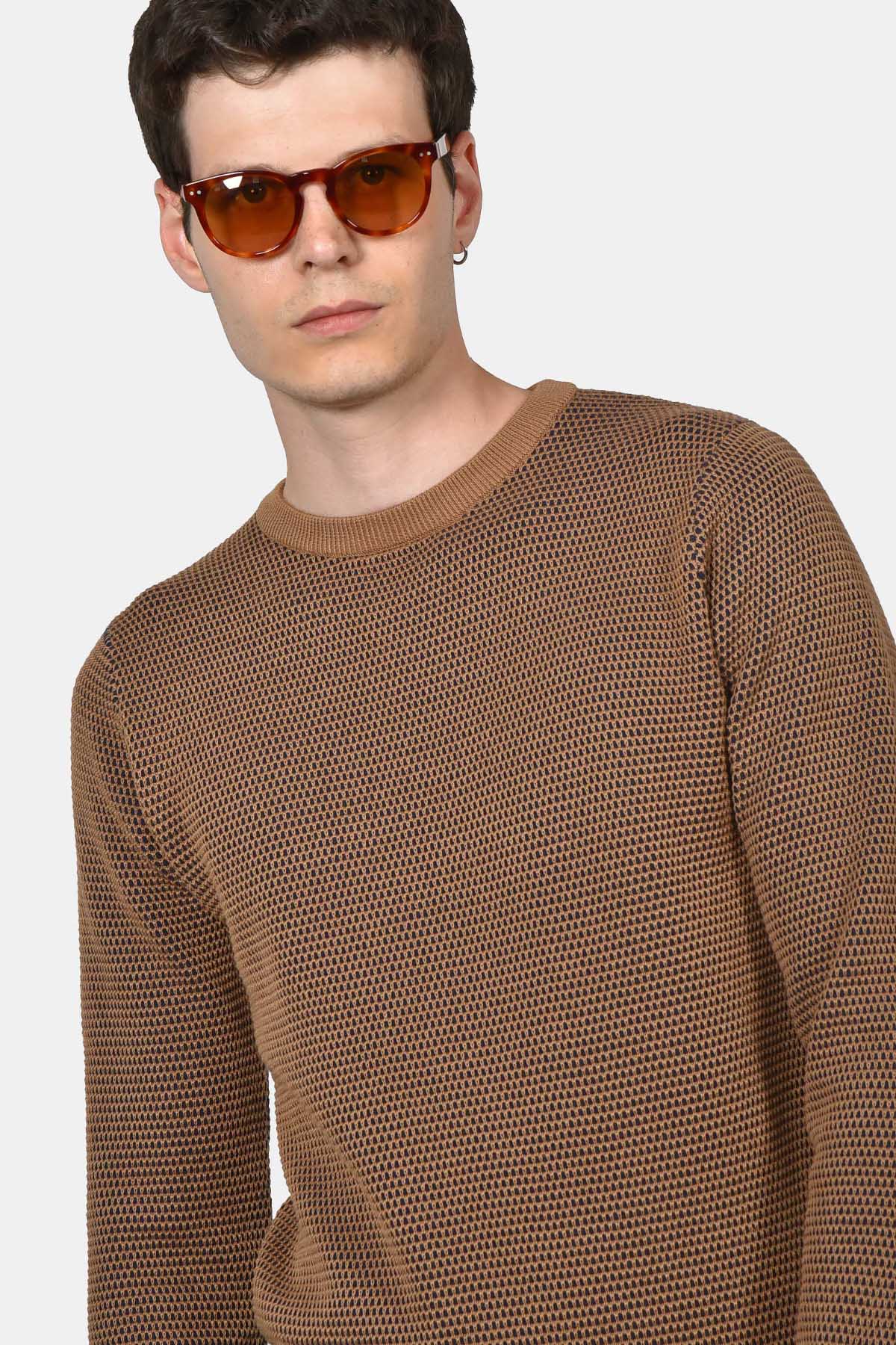 ανδρικό-πουλόβερ-normal-fit-με-ανάγλυφη-πλέξη