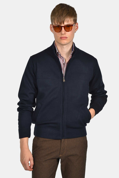 ανδρική-πλεκτή-ζακέτα-normal-fit-με-φερμουάρ